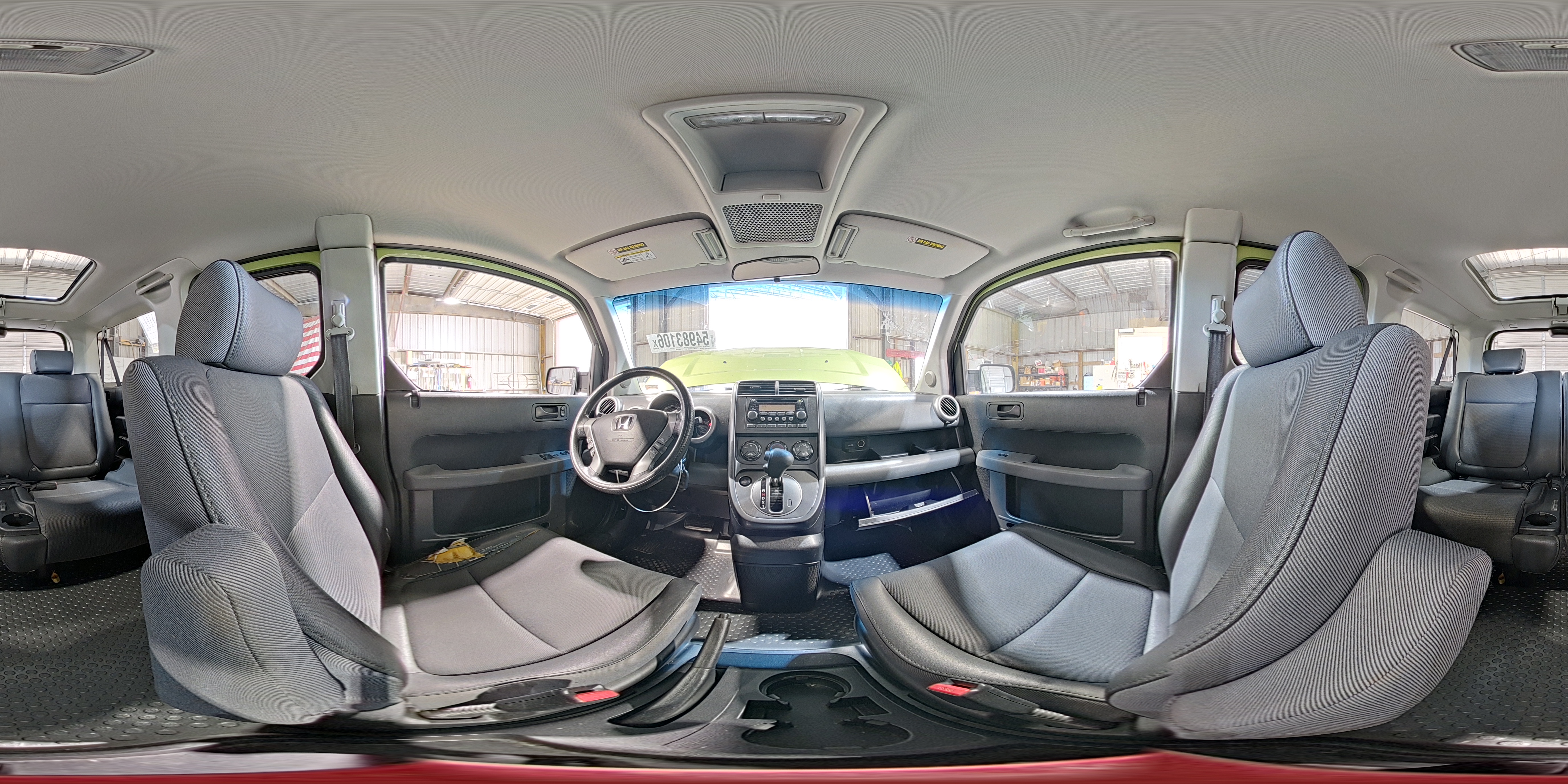 2006 Honda Element Ex Green vin: 5J6YH28776L025486