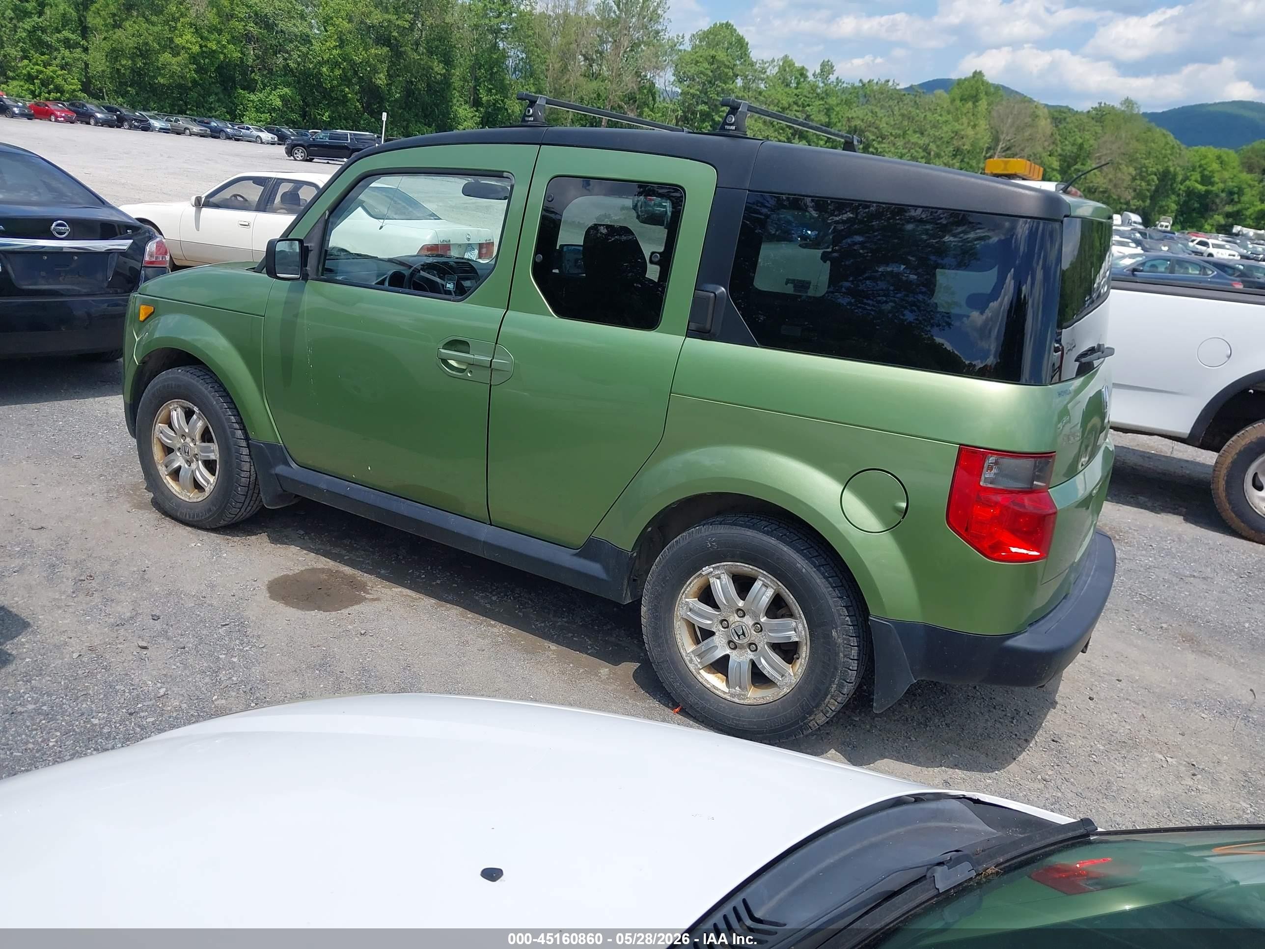 2007 Honda Element Ex Зеленый vin: 5J6YH28777L012061