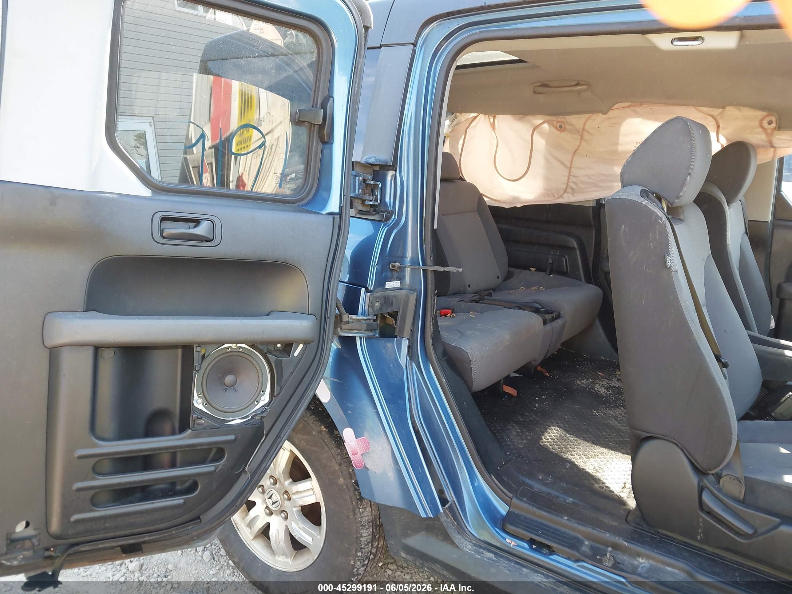 2008 Honda Element Ex Blue vin: 5J6YH28778L007539
