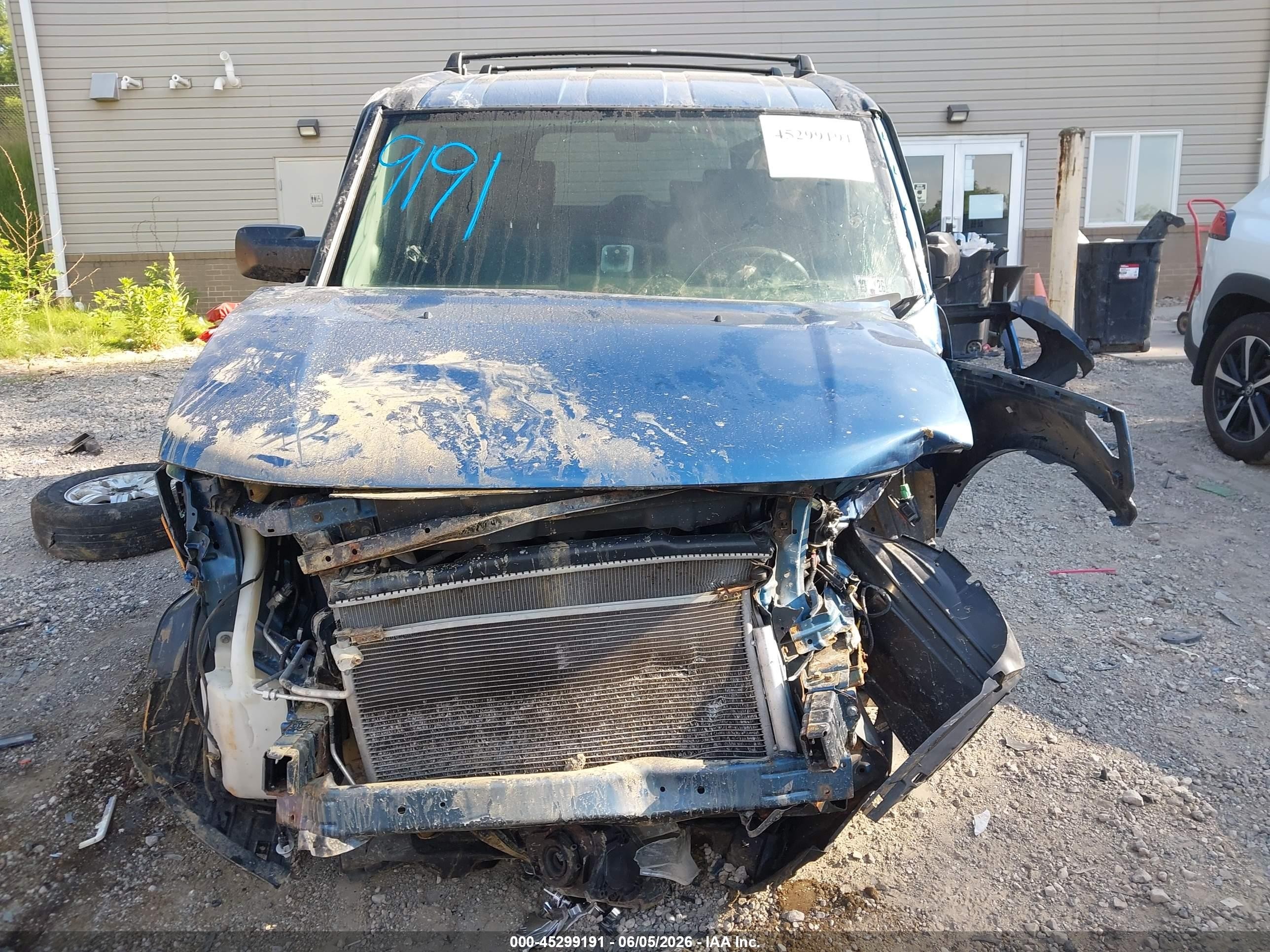 2008 Honda Element Ex Blue vin: 5J6YH28778L007539