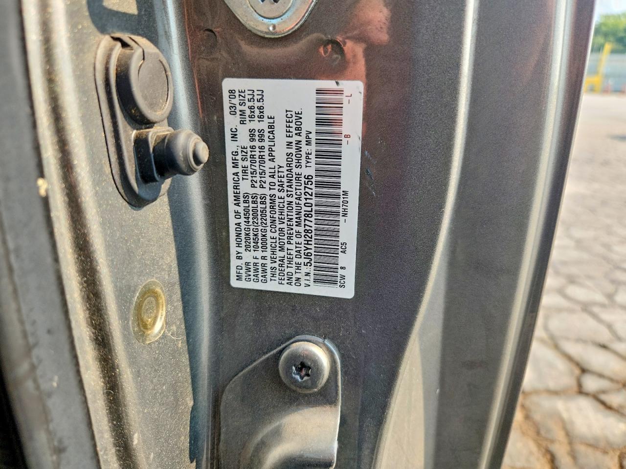 2008 Honda Element Ex Серебряный vin: 5J6YH28778L012756