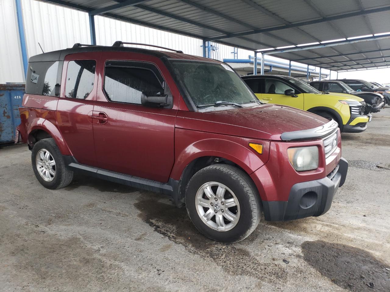 2008 Honda Element Burgundy vin: 5J6YH28778L014989