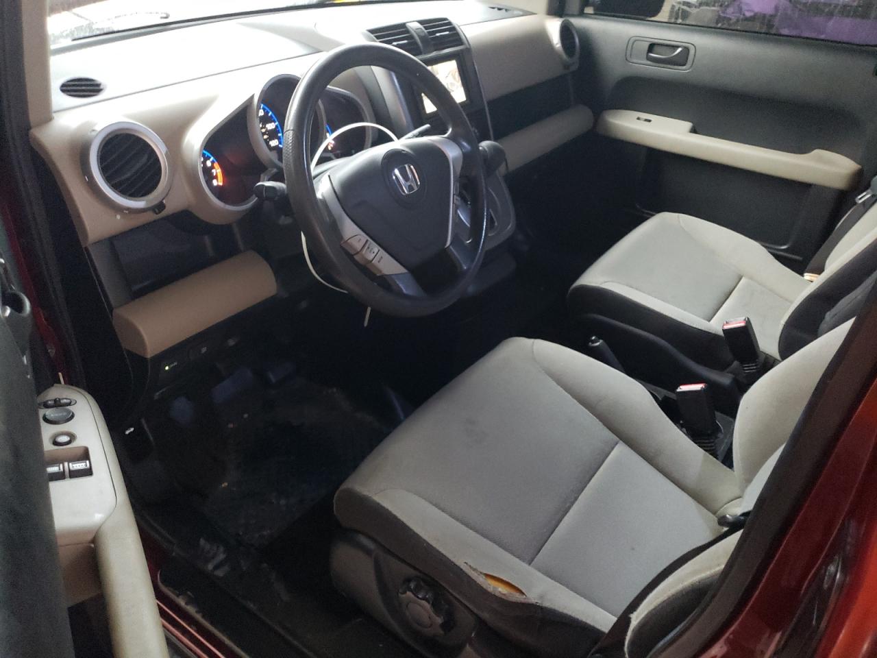 2008 Honda Element Burgundy vin: 5J6YH28778L014989