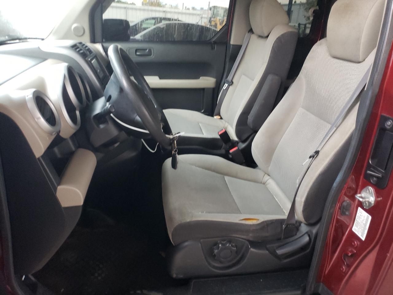 2008 Honda Element Burgundy vin: 5J6YH28778L014989