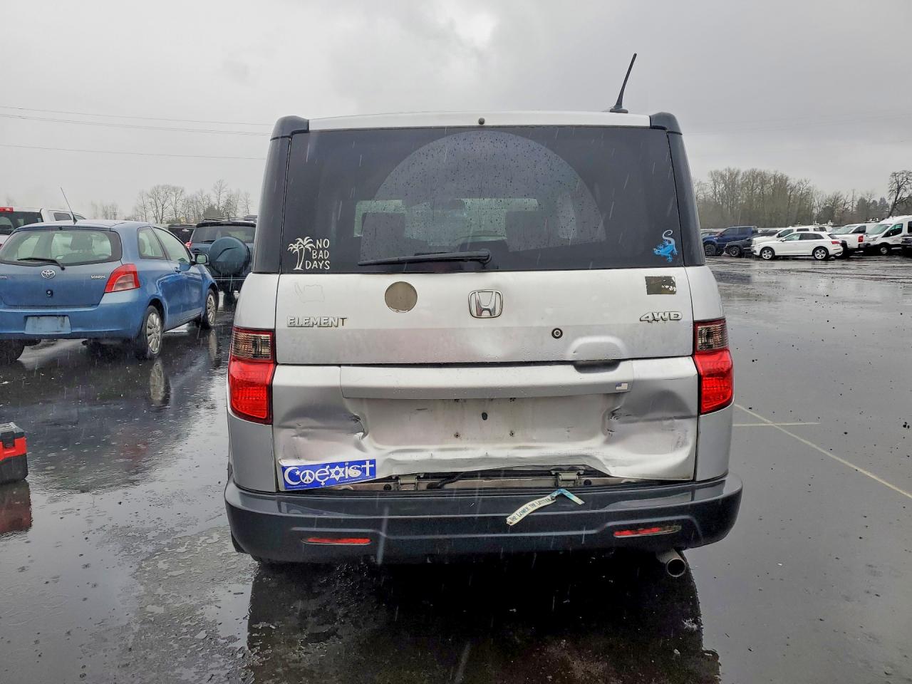 2009 Honda Element Ex Silver vin: 5J6YH28779L002195