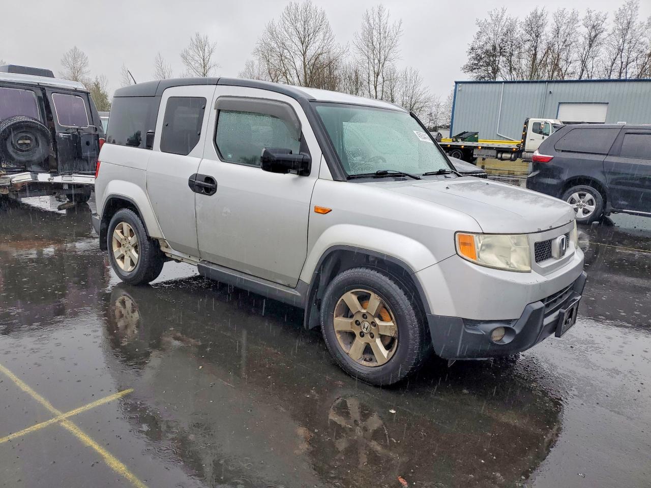 2009 Honda Element Ex Silver vin: 5J6YH28779L002195