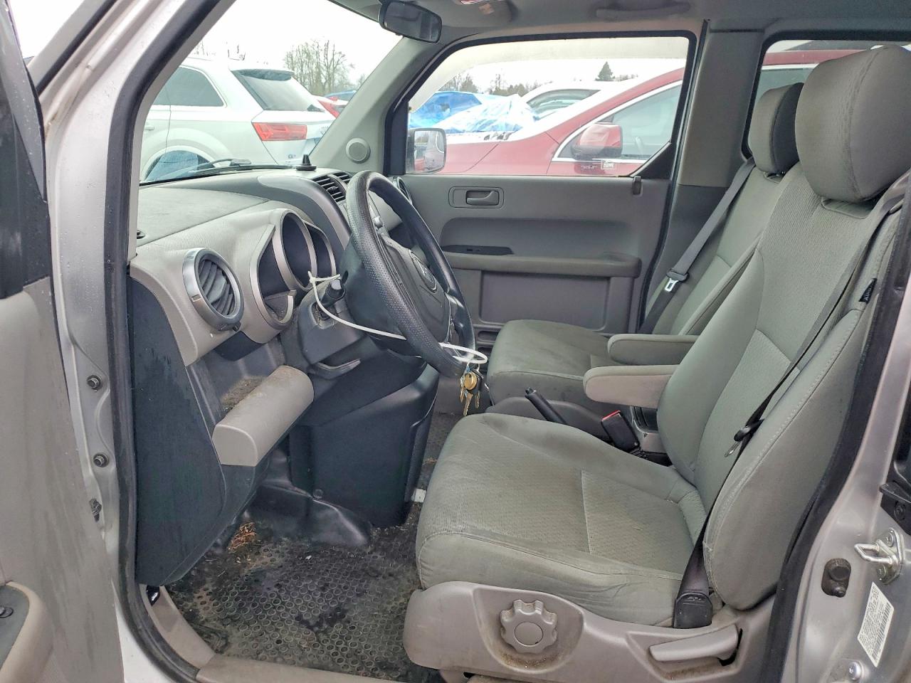 2009 Honda Element Ex Silver vin: 5J6YH28779L002195