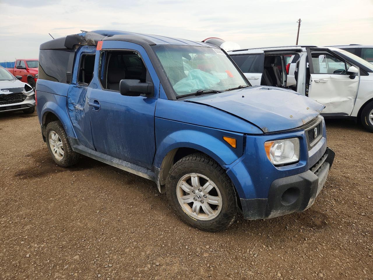 2006 Honda Element Ex Blue vin: 5J6YH28786L800832
