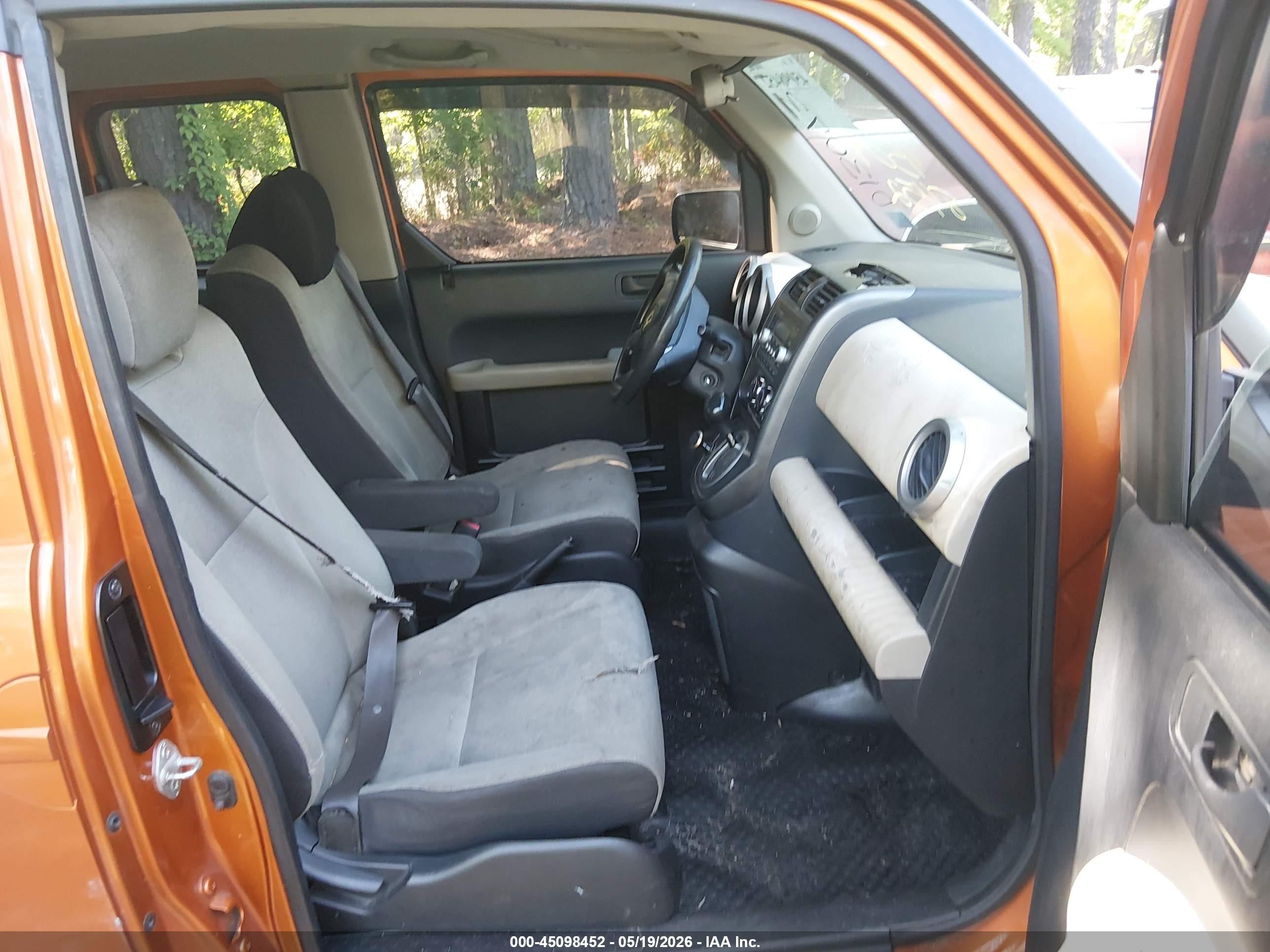 2007 Honda Element Ex Orange vin: 5J6YH28787L013073