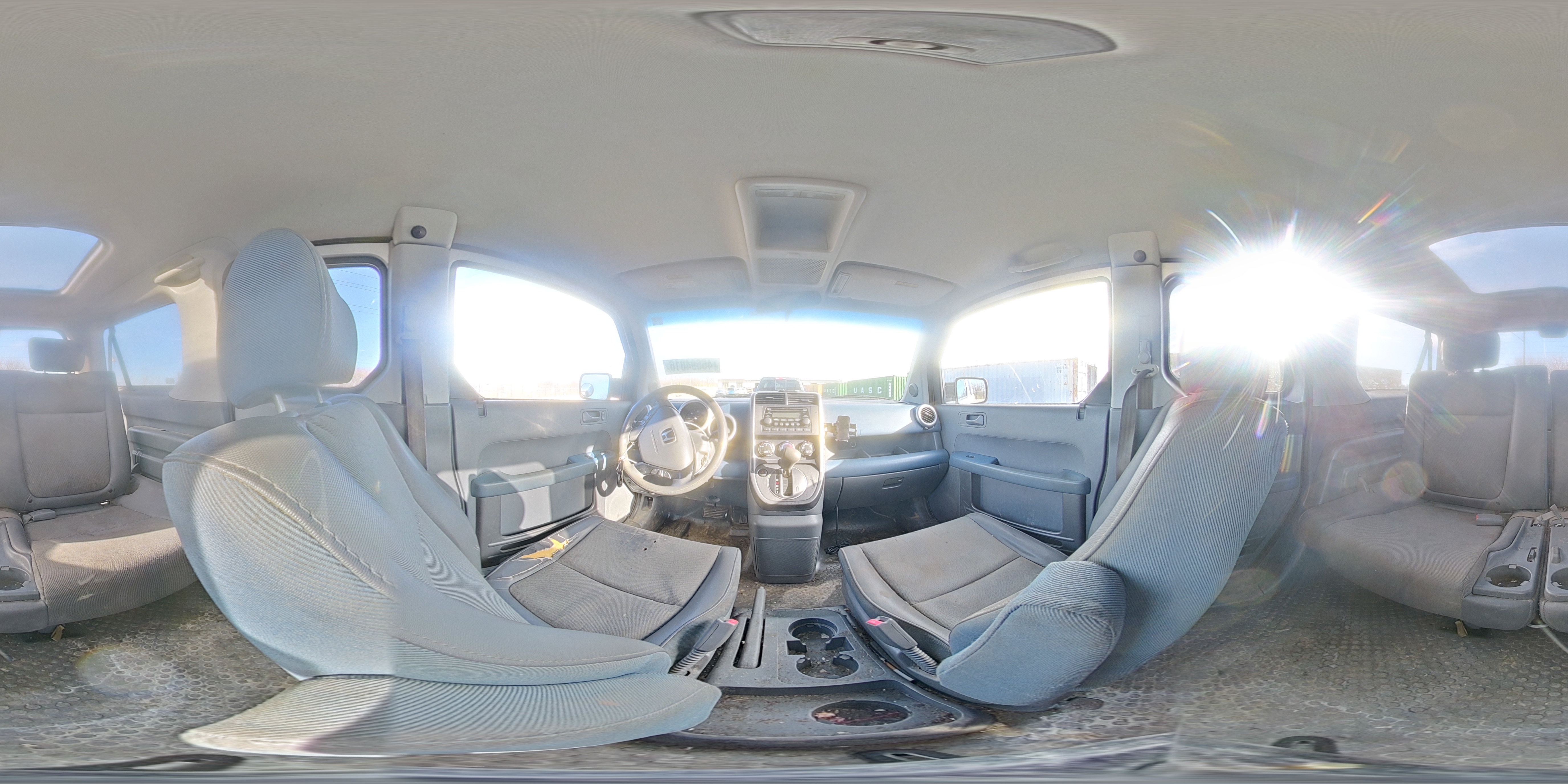 2006 Honda Element Ex Silver vin: 5J6YH28796L004249