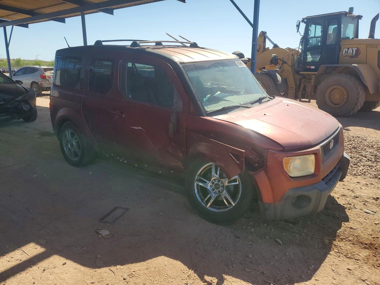 2006 Honda Element Ex Burgundy vin: 5J6YH28796L004753