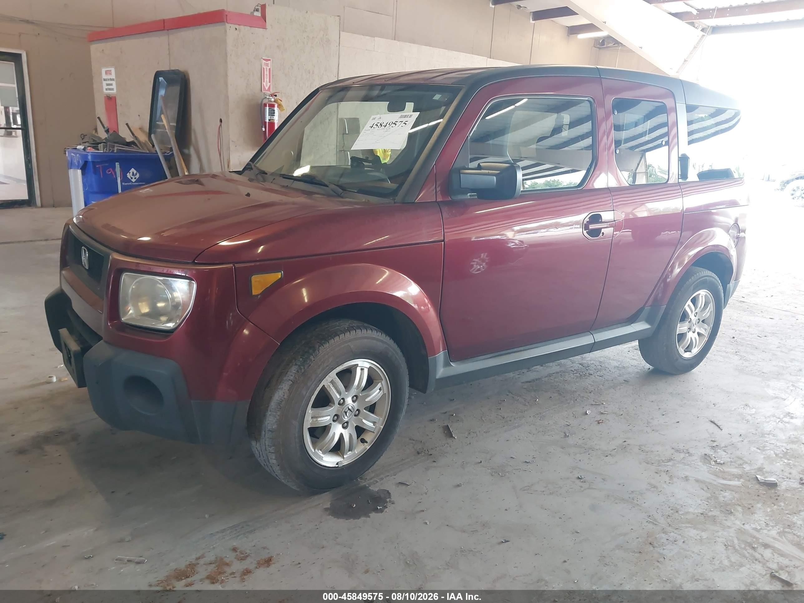 2006 Honda Element Ex-p Красный vin: 5J6YH28796L018488