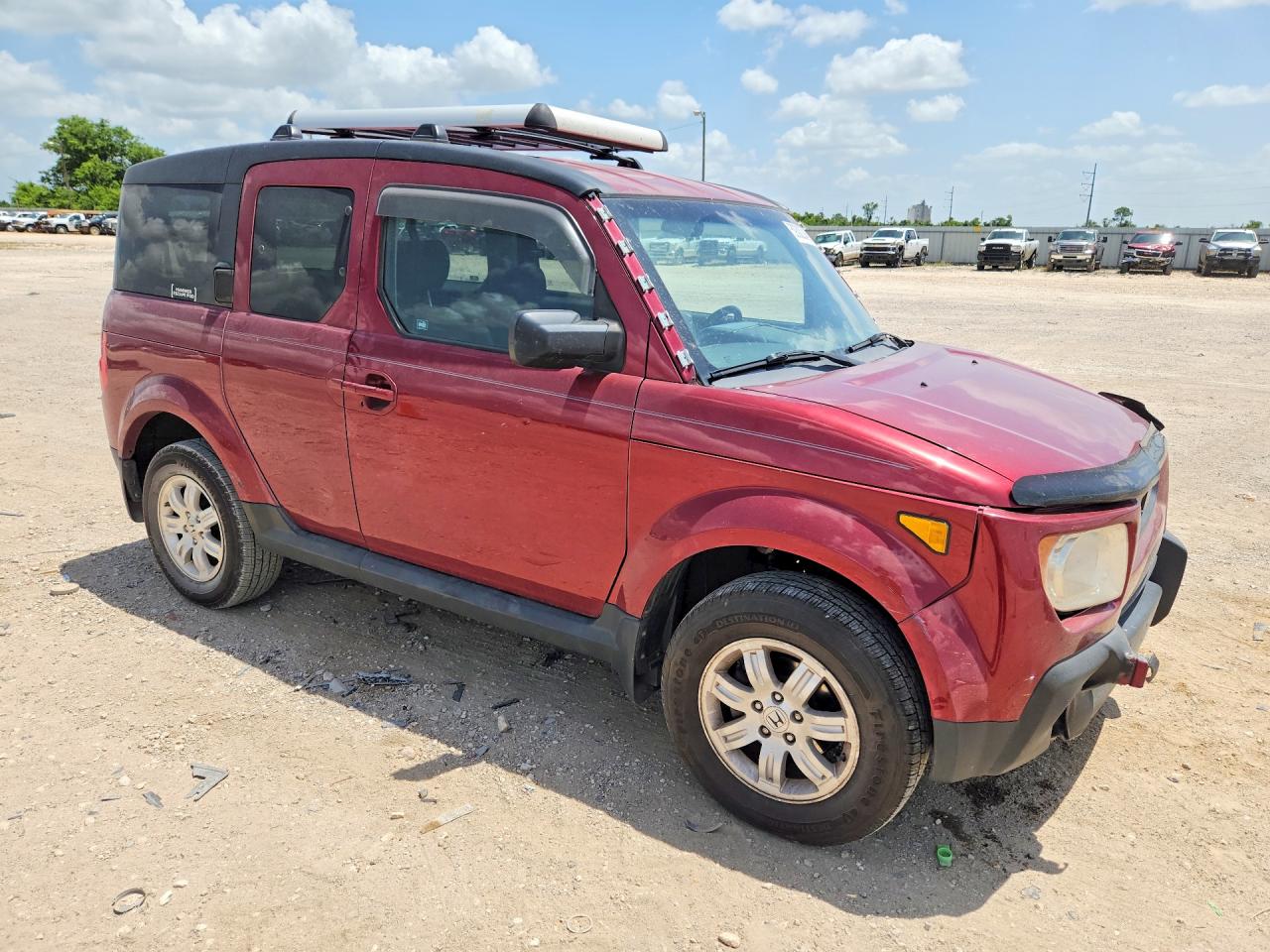 2006 Honda Element Ex Burgundy vin: 5J6YH28796L022248