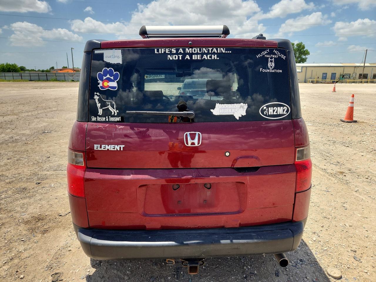 2006 Honda Element Ex Burgundy vin: 5J6YH28796L022248