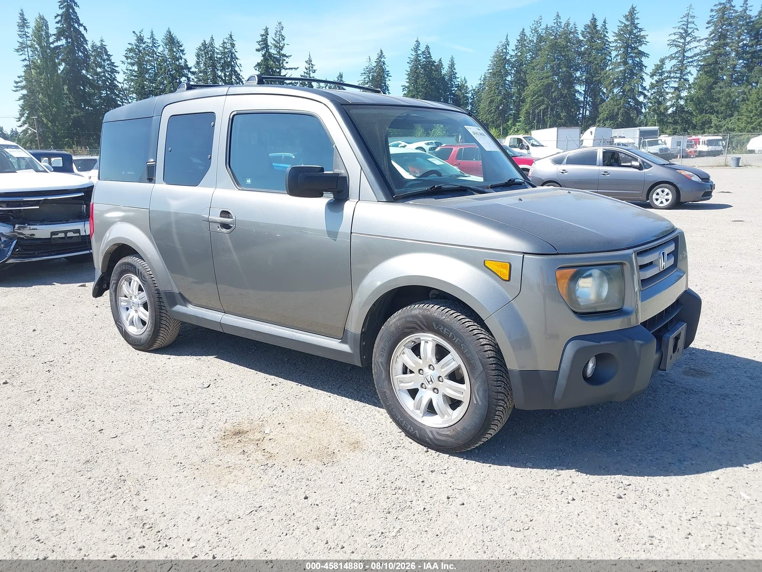 2007 Honda Element Ex Pewter vin: 5J6YH28797L012918