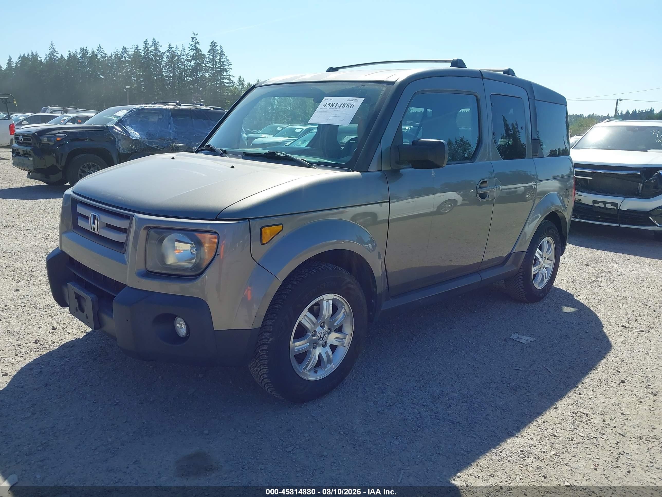 2007 Honda Element Ex Pewter vin: 5J6YH28797L012918
