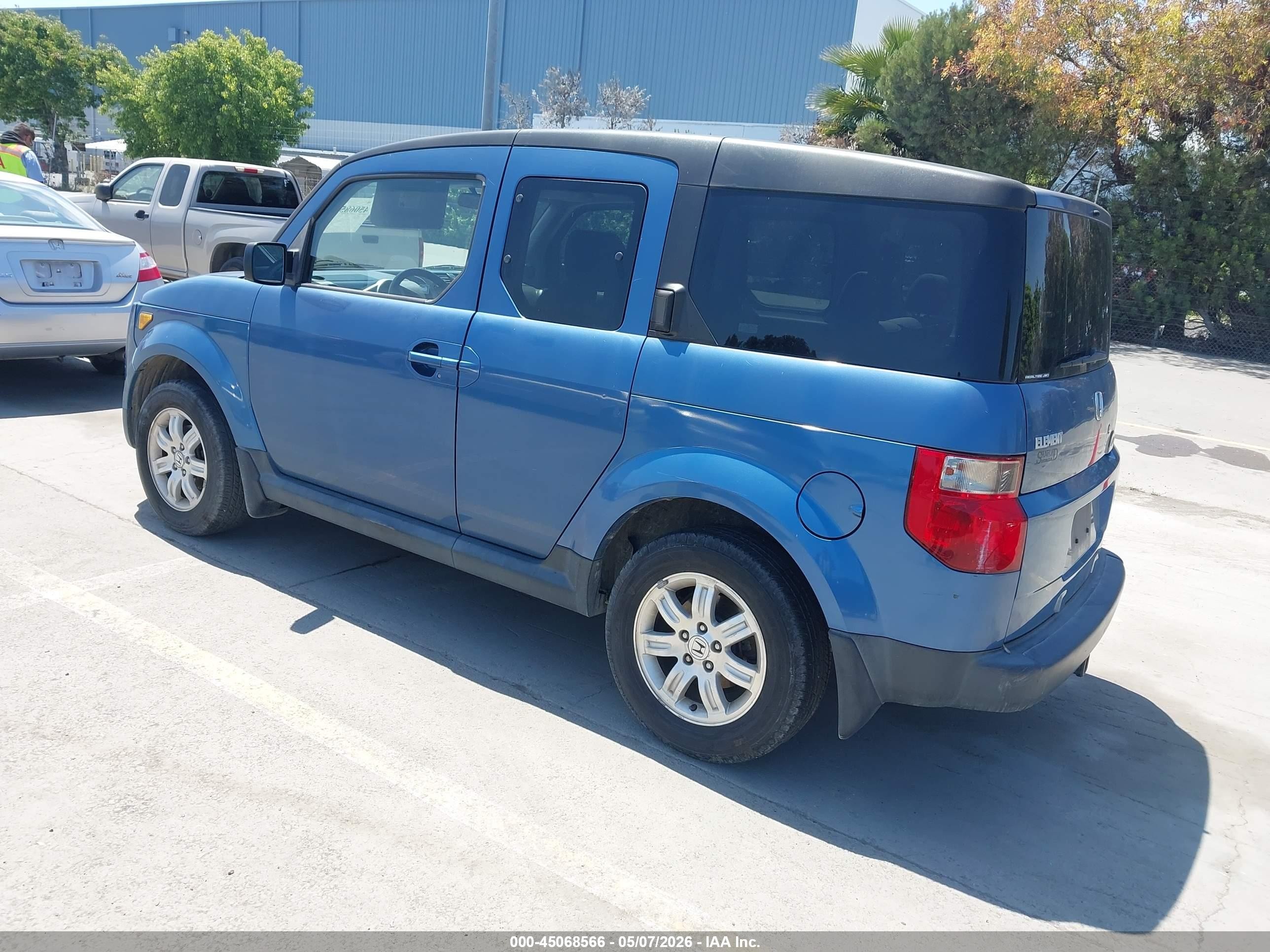 2007 Honda Element Ex Синий vin: 5J6YH28797L014359
