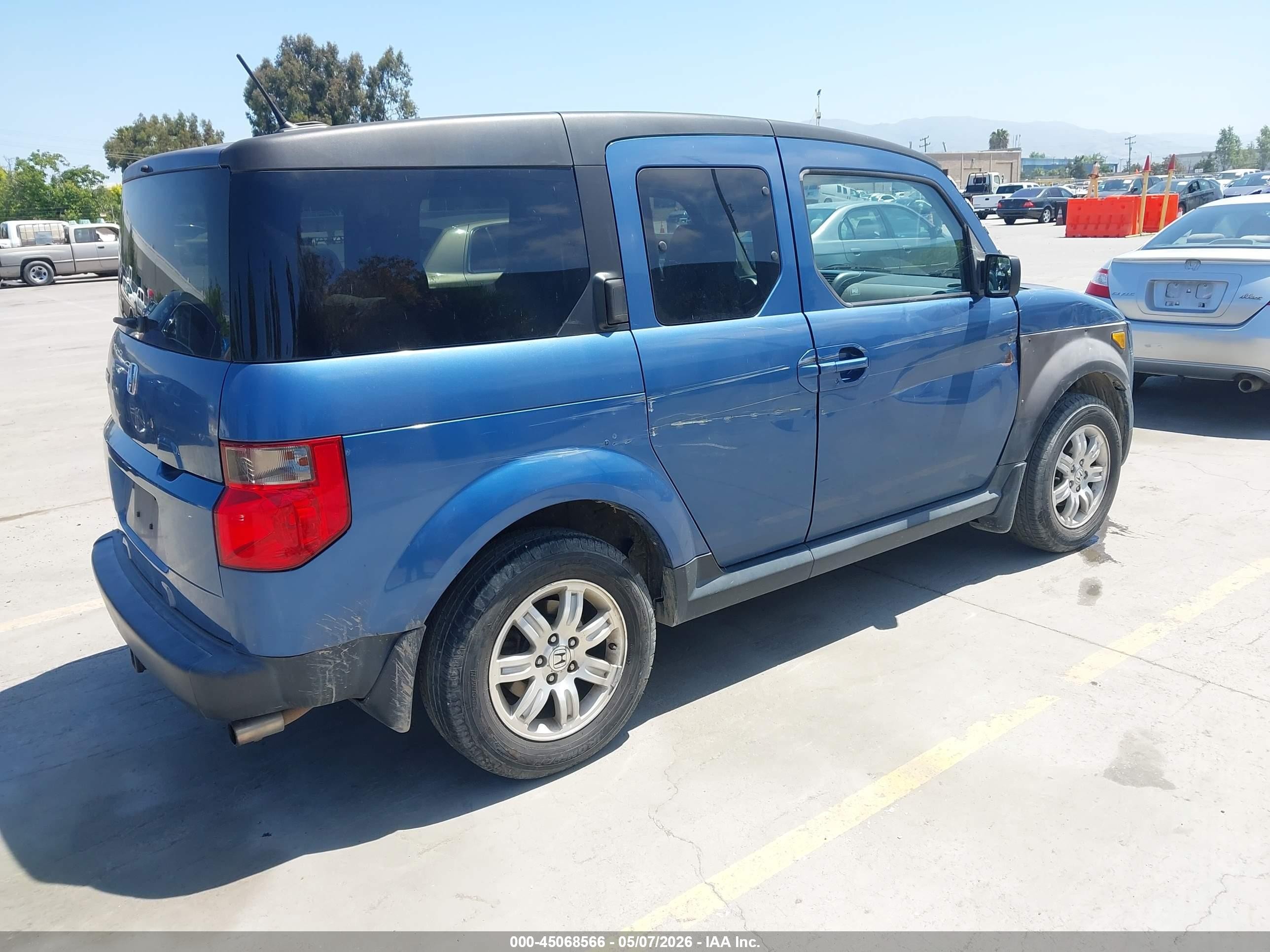 2007 Honda Element Ex Синий vin: 5J6YH28797L014359