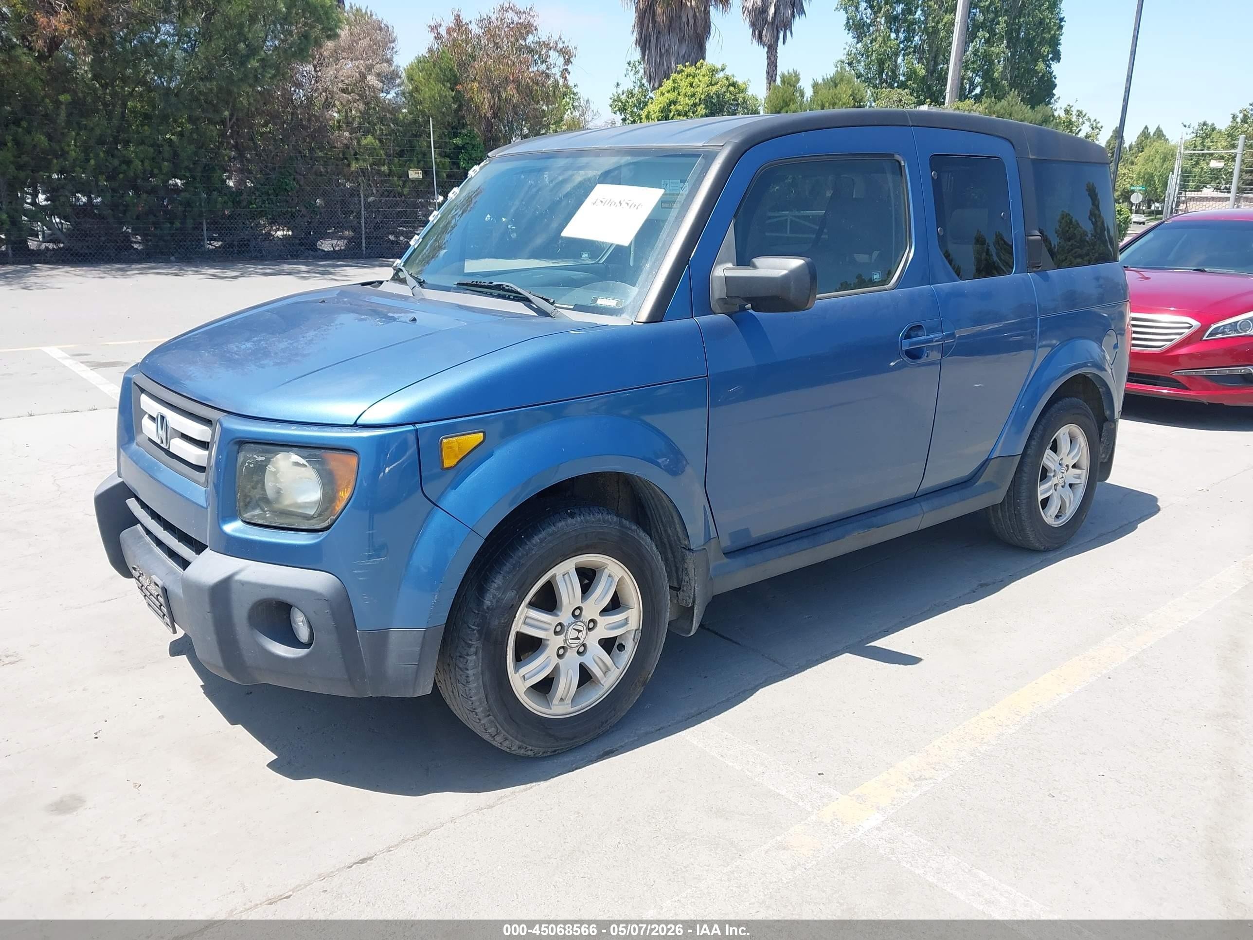 2007 Honda Element Ex Синий vin: 5J6YH28797L014359
