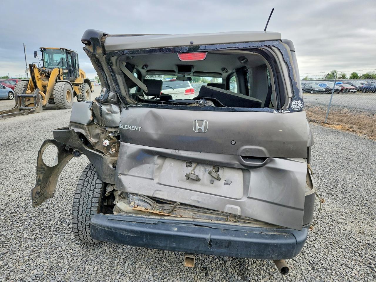 2008 Honda Element Ex Gray vin: 5J6YH28798L008854