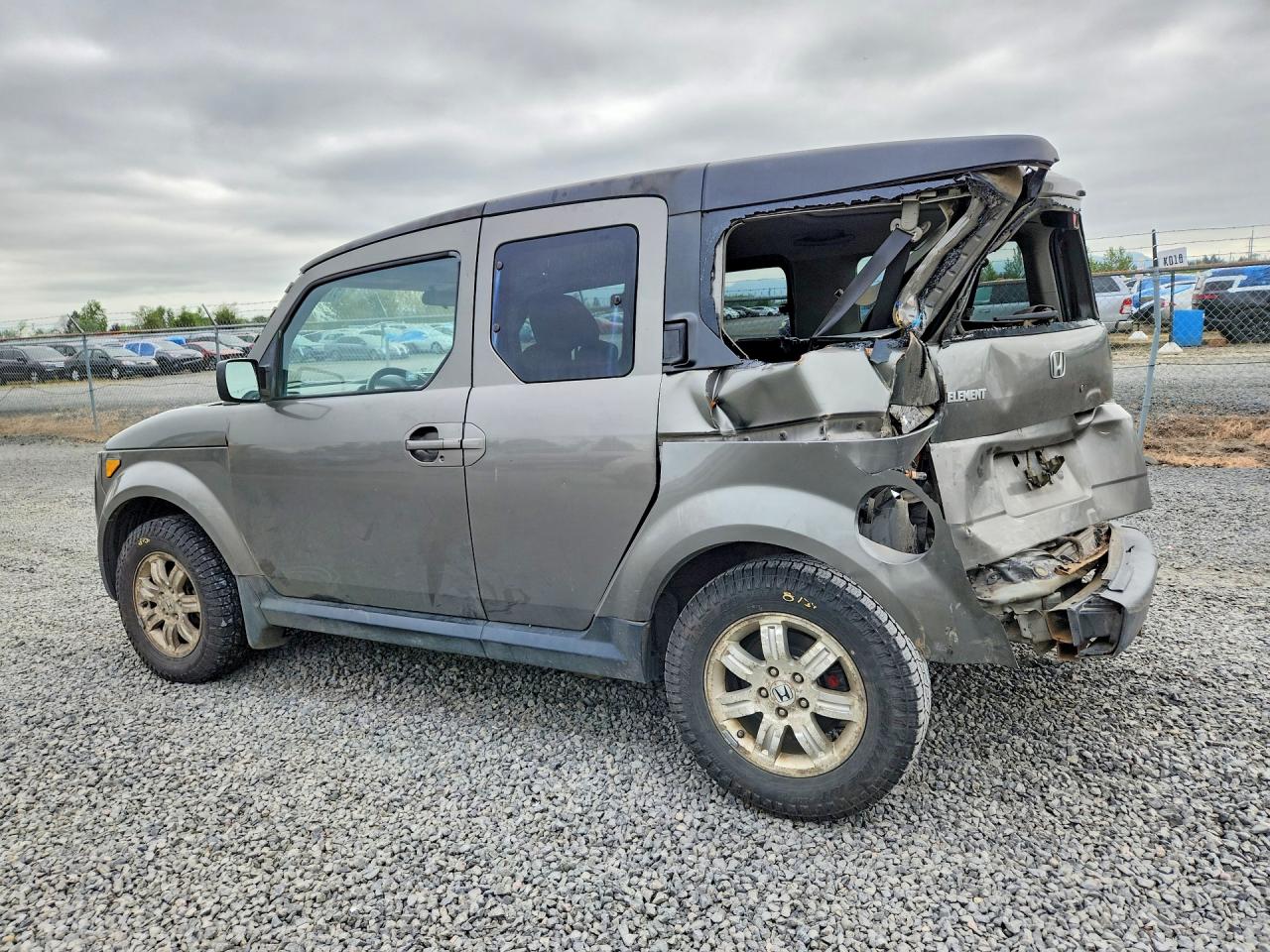 2008 Honda Element Ex Gray vin: 5J6YH28798L008854