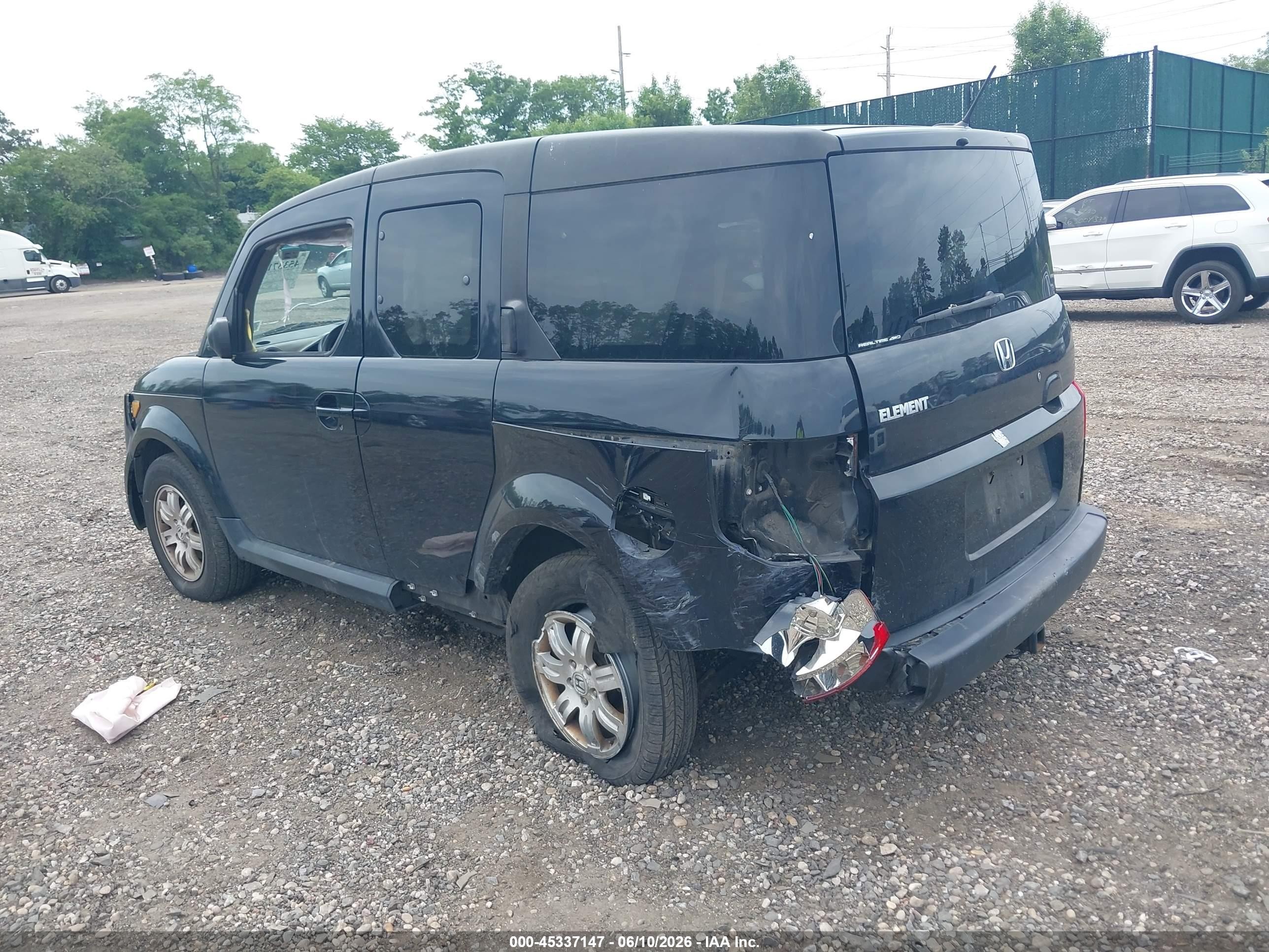 2008 Honda Element Ex Black vin: 5J6YH28798L014265
