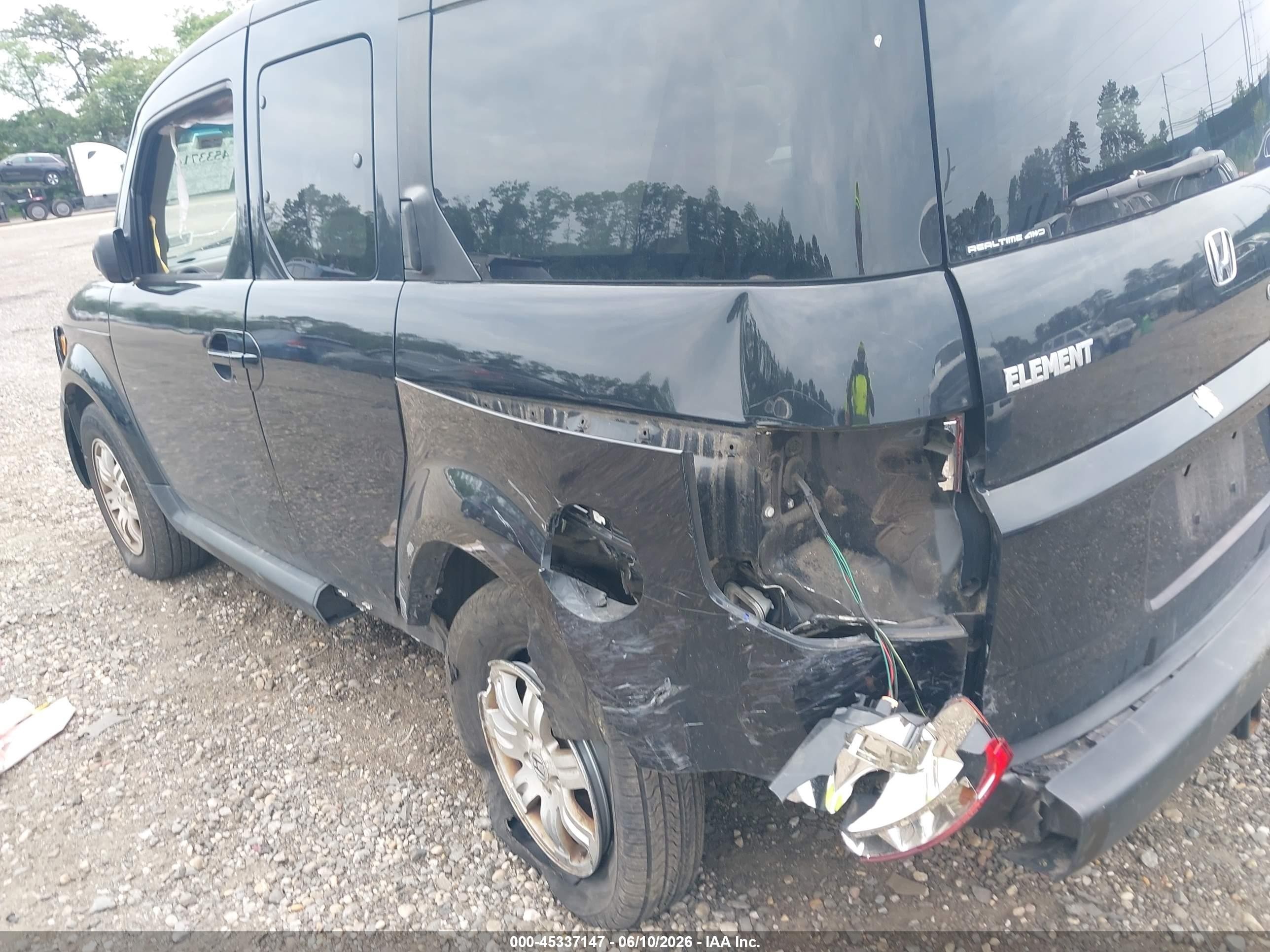 2008 Honda Element Ex Black vin: 5J6YH28798L014265