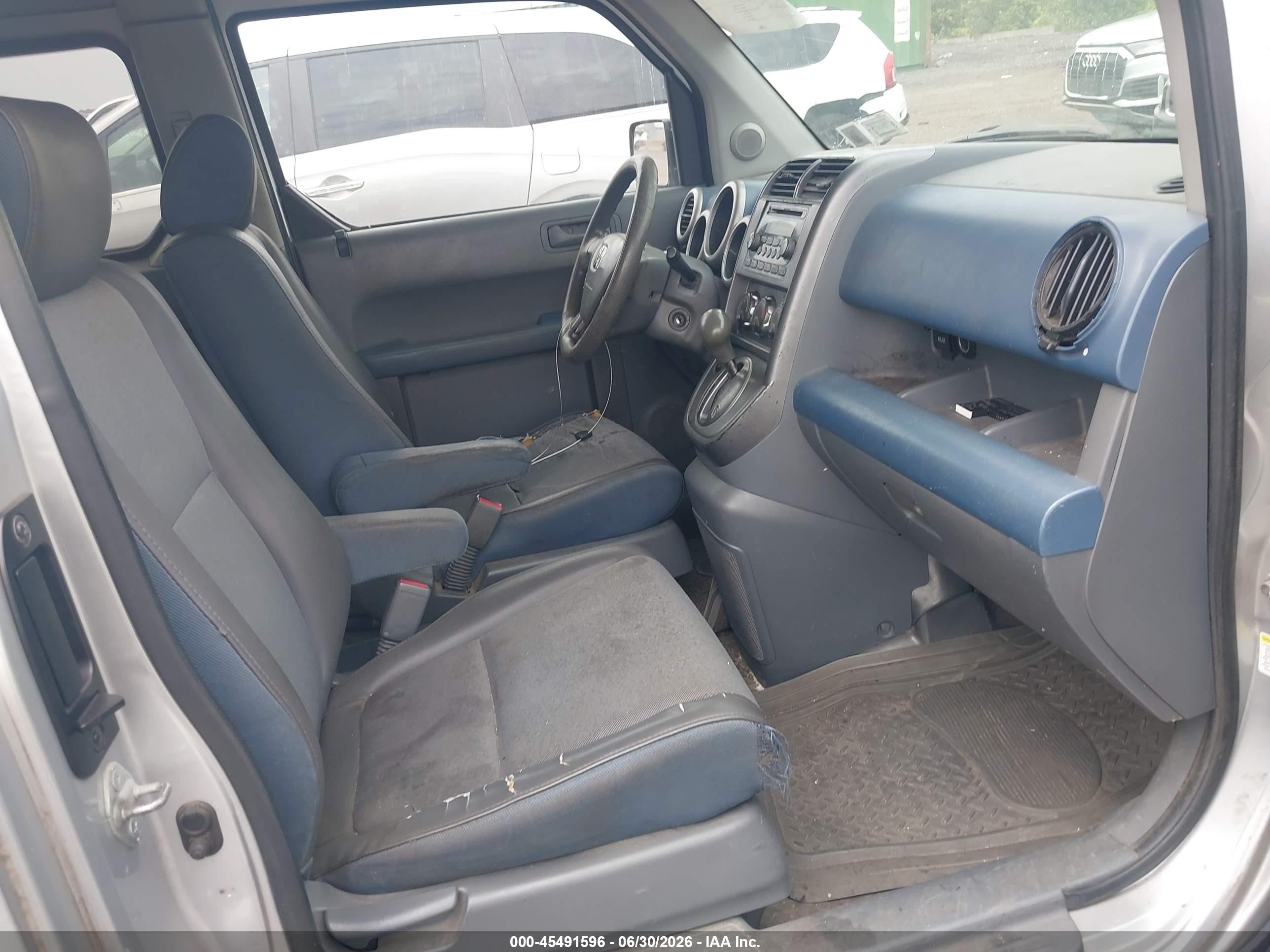 2006 Honda Element Ex-p Silver vin: 5J6YH287X6L006155