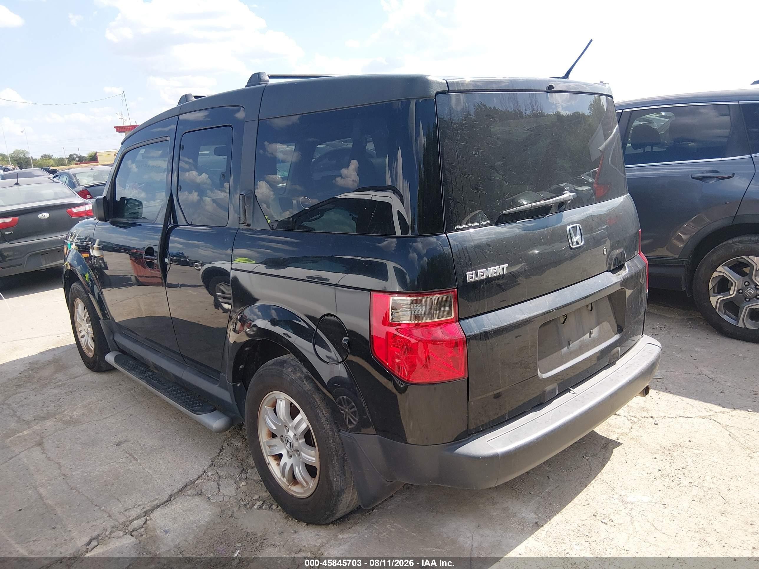 2006 Honda Element Ex-p Black vin: 5J6YH287X6L012182