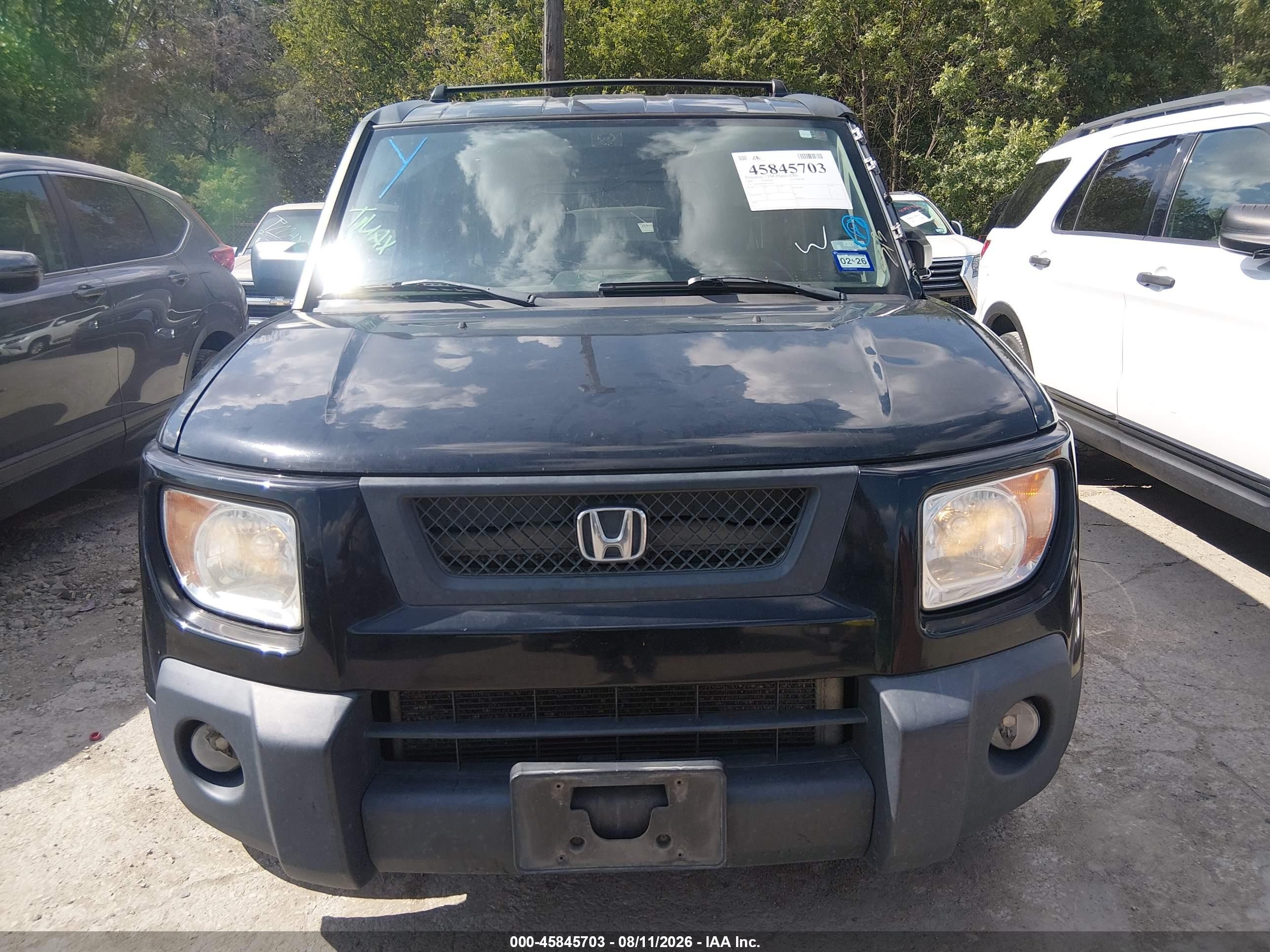 2006 Honda Element Ex-p Black vin: 5J6YH287X6L012182