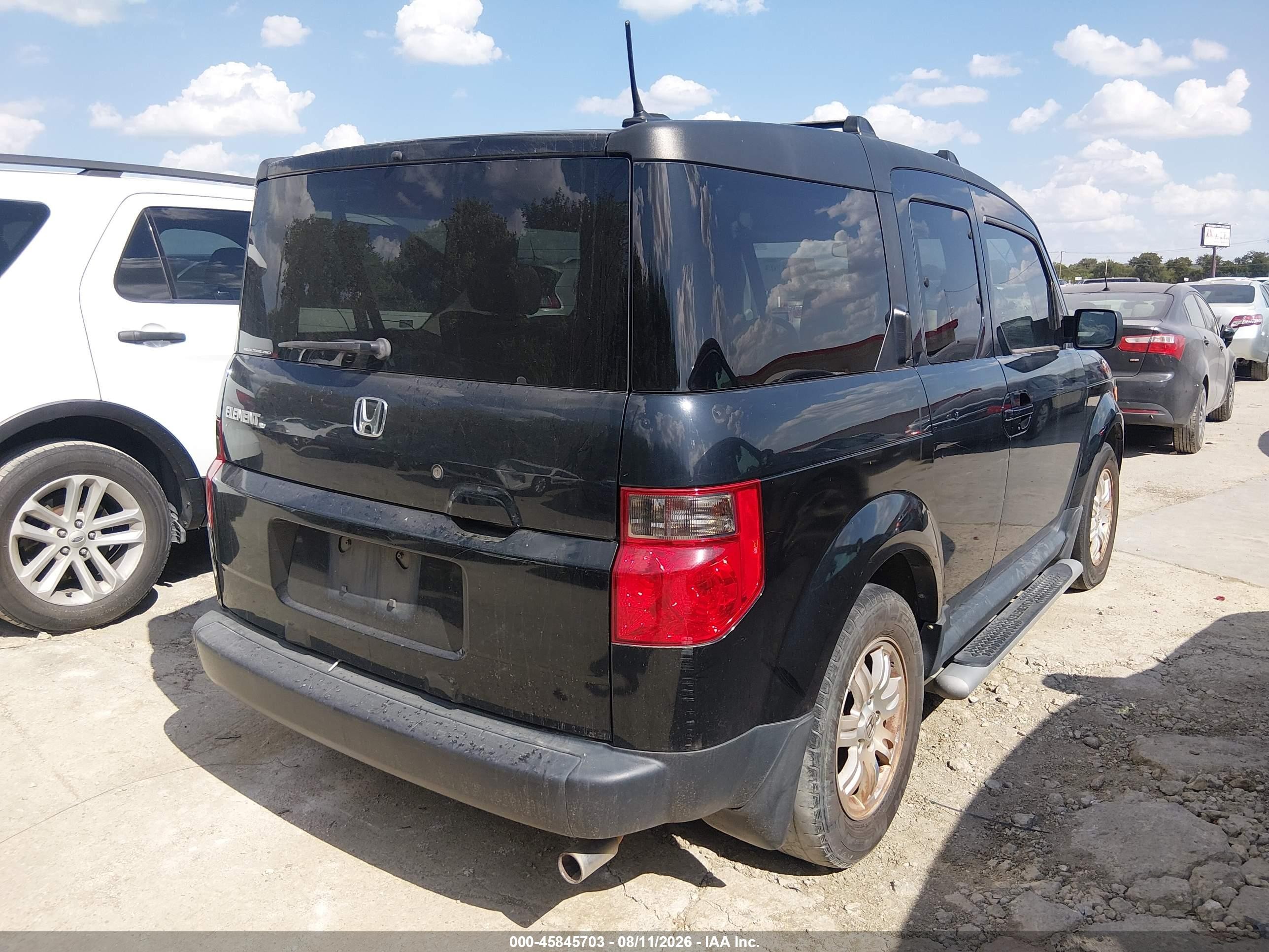 2006 Honda Element Ex-p Black vin: 5J6YH287X6L012182