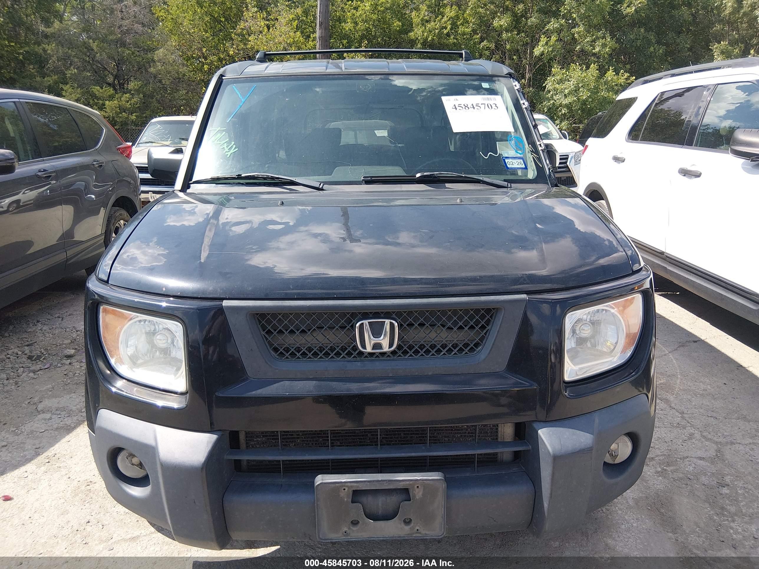 2006 Honda Element Ex-p Black vin: 5J6YH287X6L012182