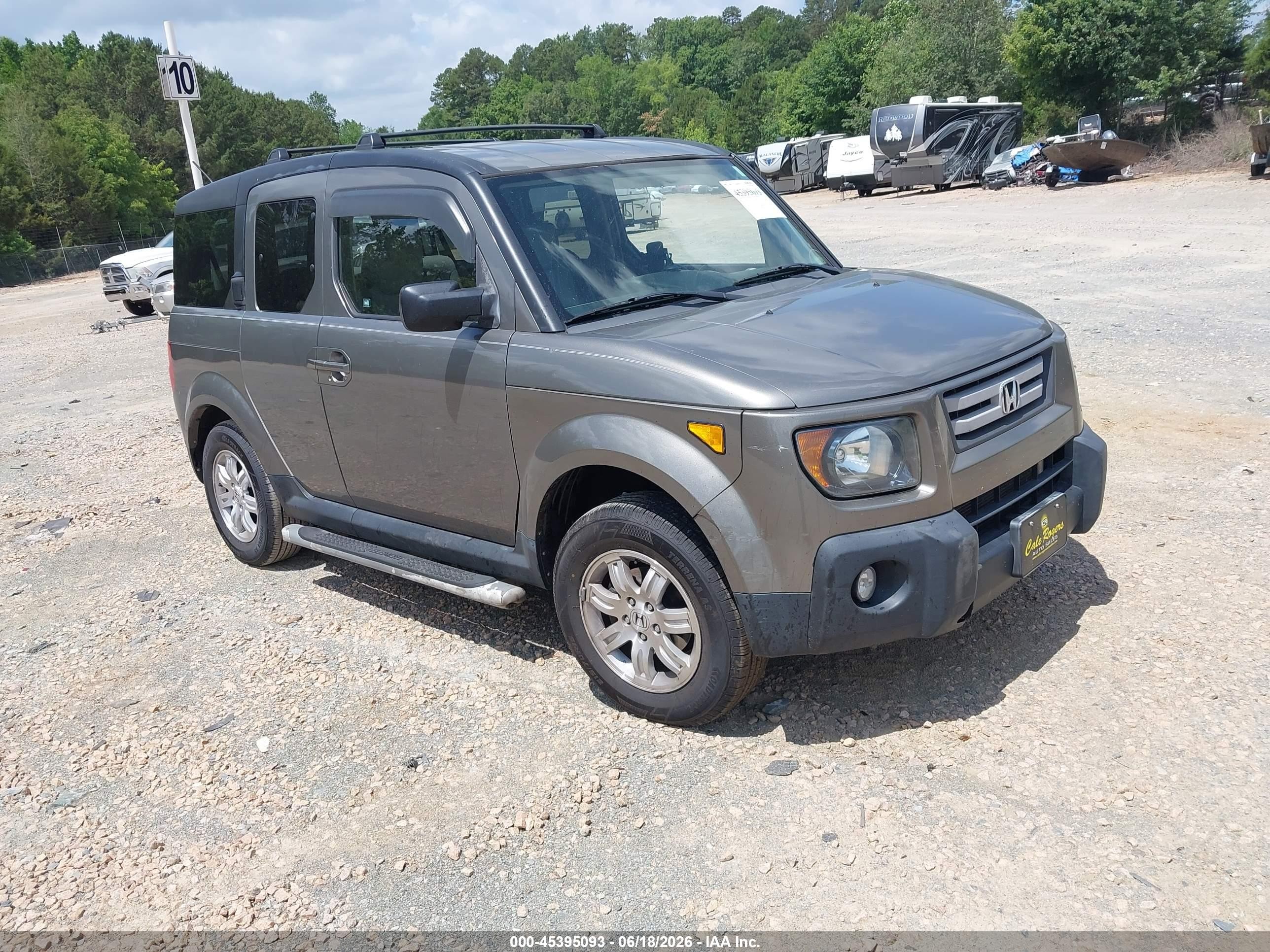 2007 Honda Element Ex Champagne vin: 5J6YH287X7L004097