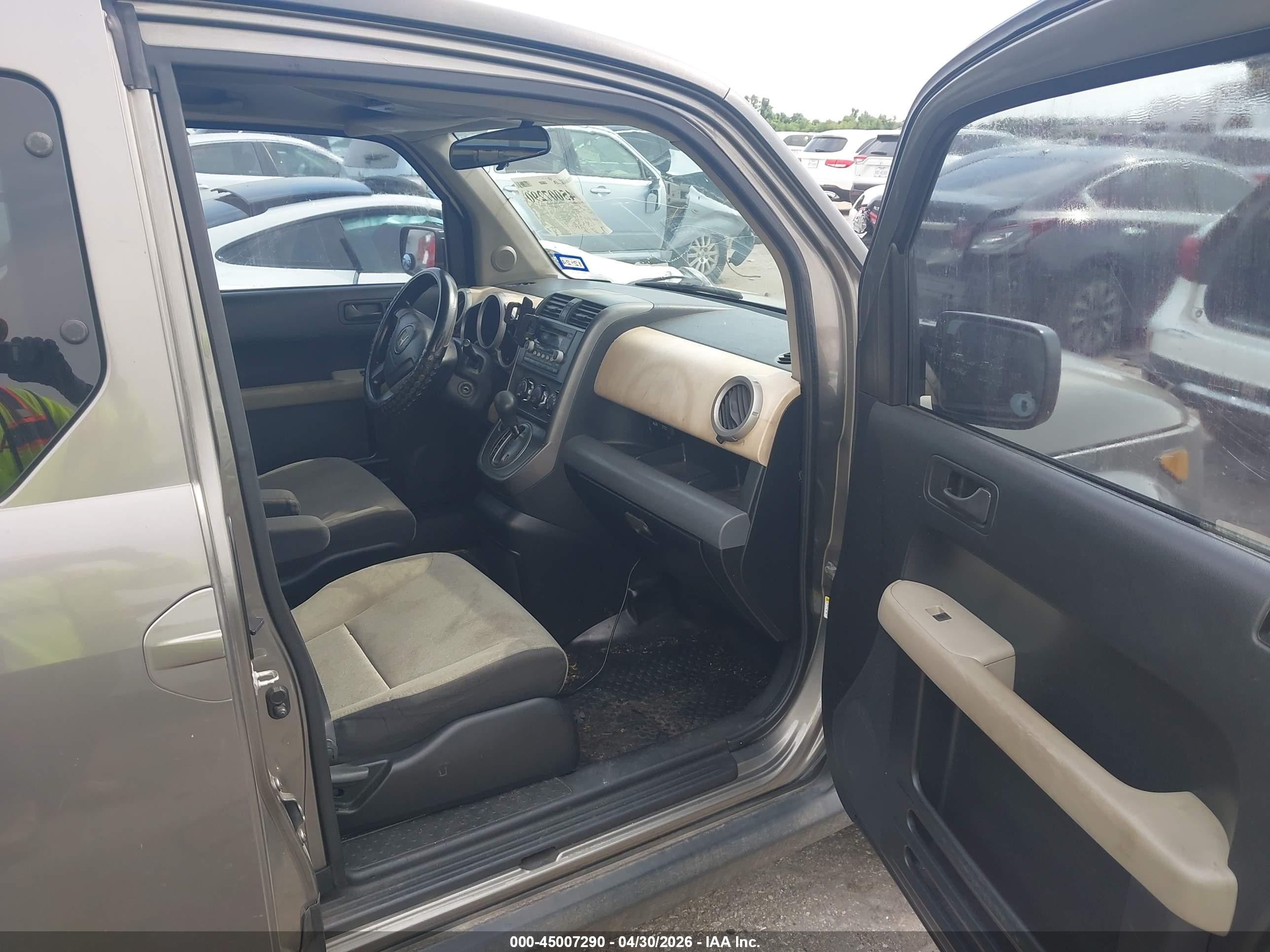 2007 Honda Element Ex Gray vin: 5J6YH287X7L005234