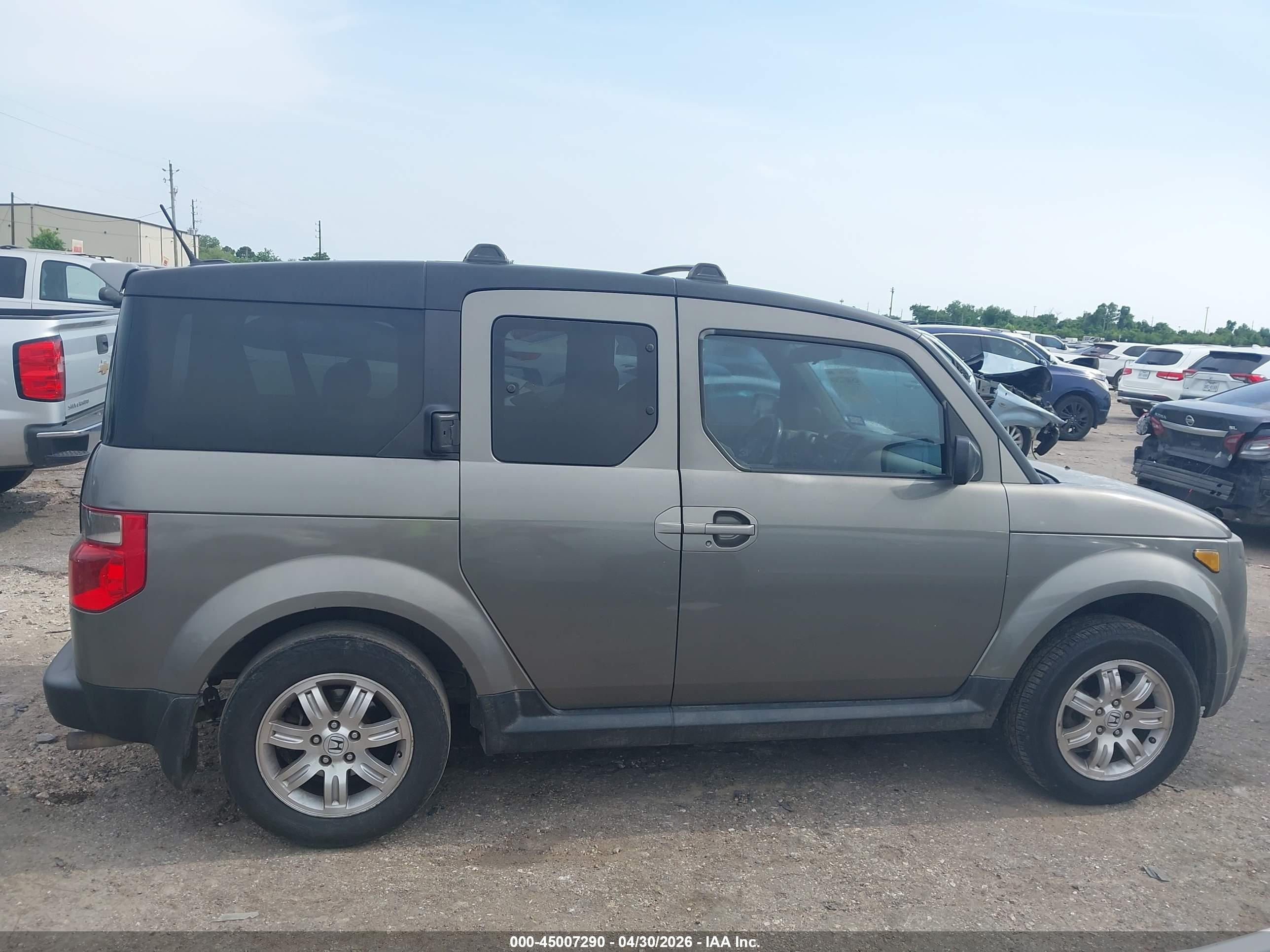 2007 Honda Element Ex Gray vin: 5J6YH287X7L005234
