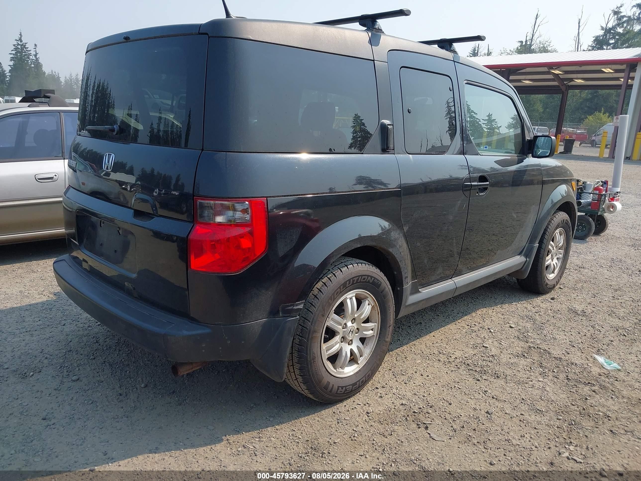2007 Honda Element Ex Черный vin: 5J6YH287X7L016119