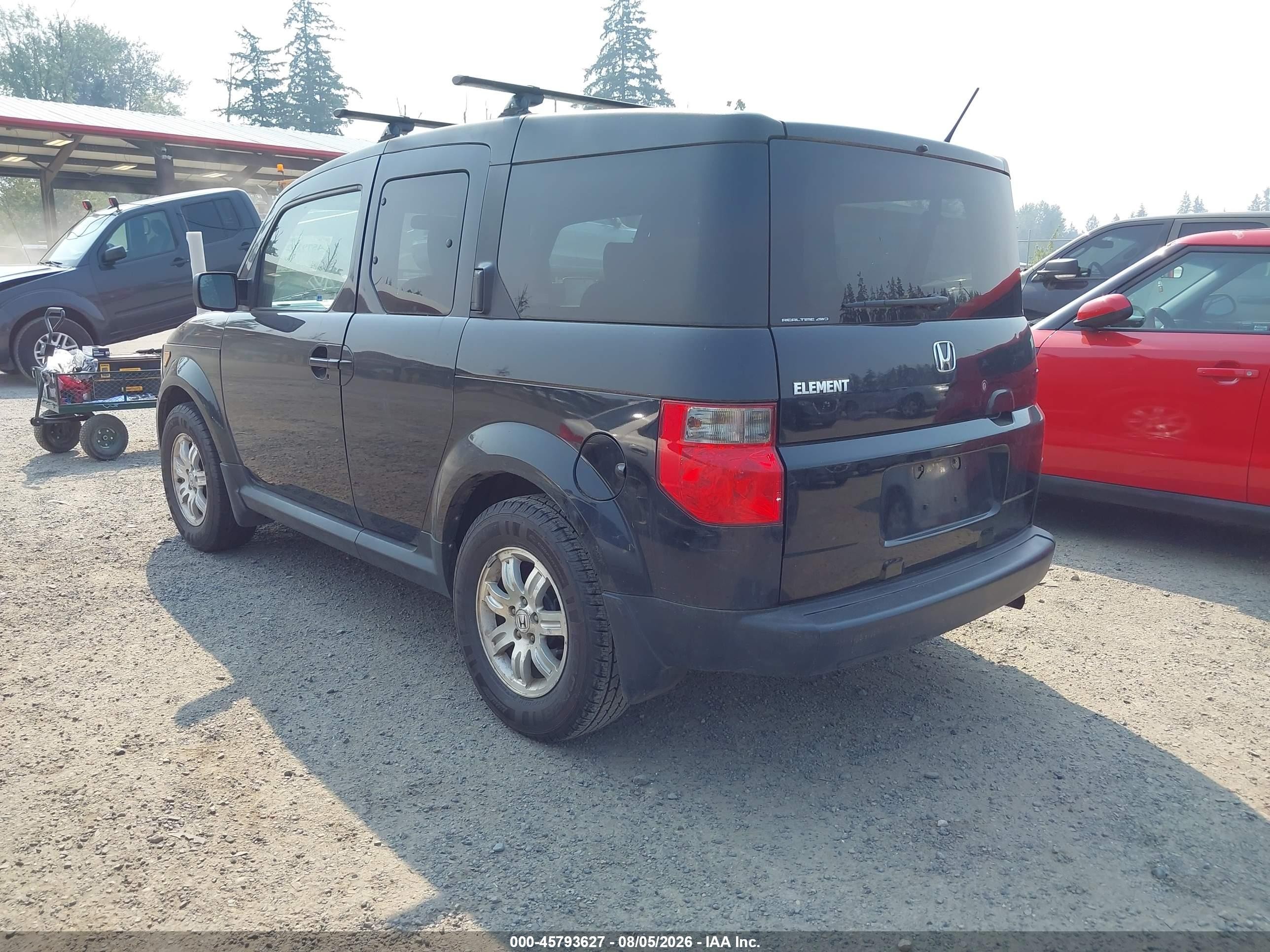 2007 Honda Element Ex Черный vin: 5J6YH287X7L016119