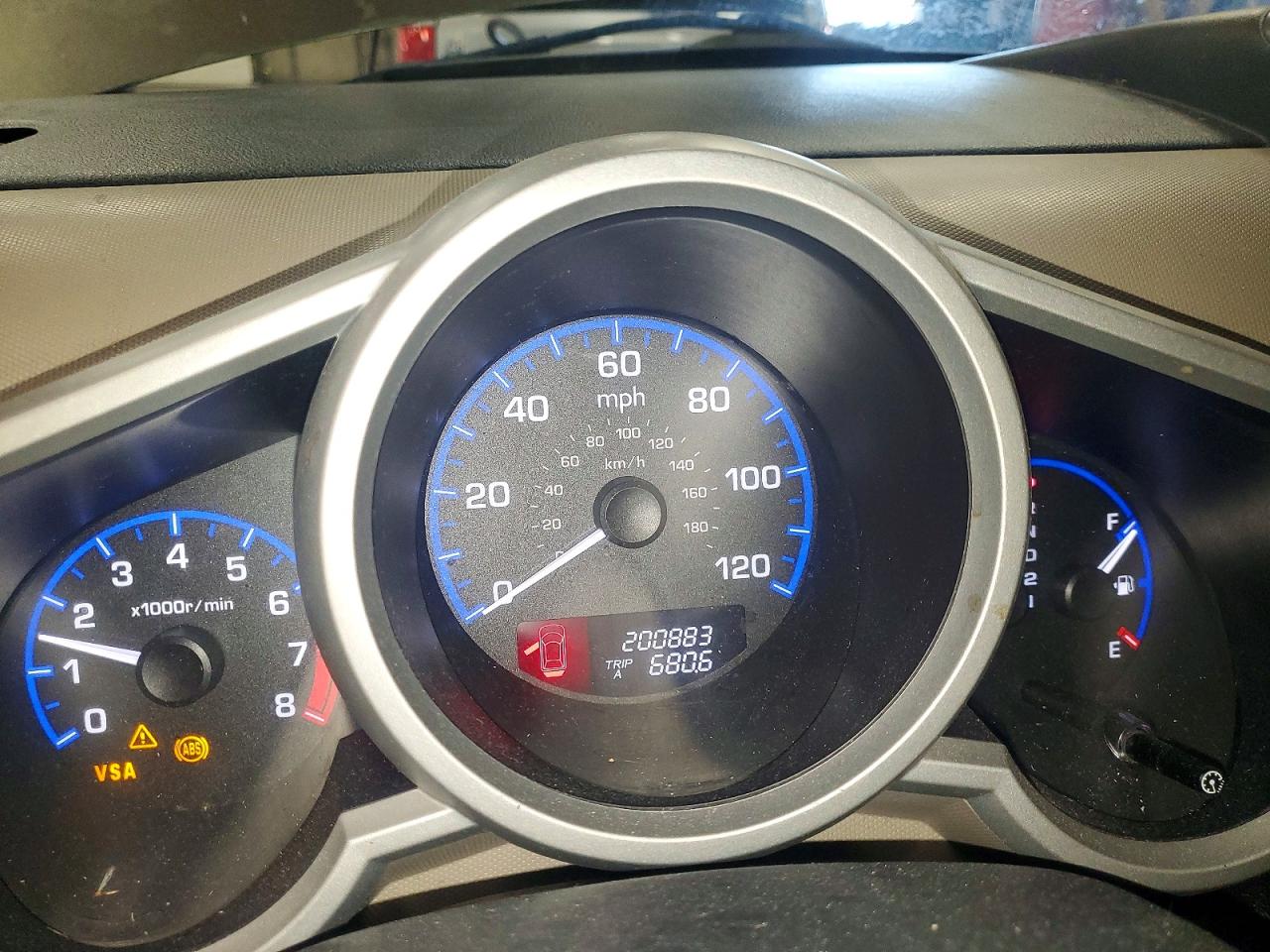 2008 Honda Element Ex Gray vin: 5J6YH287X8L008734