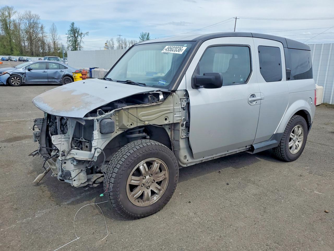 2008 Honda Element Ex Silver vin: 5J6YH287X8L011276