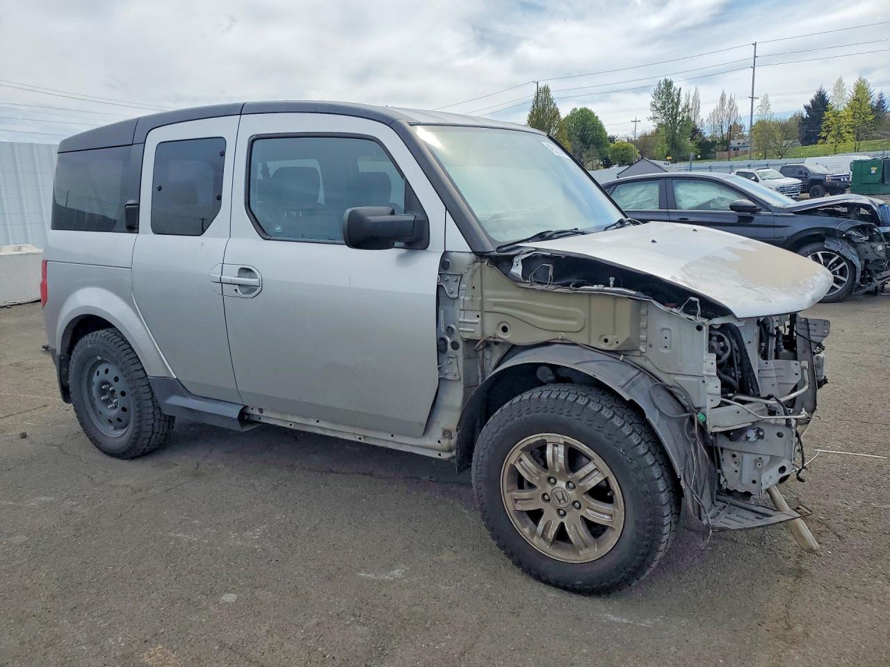 2008 Honda Element Ex Silver vin: 5J6YH287X8L011276