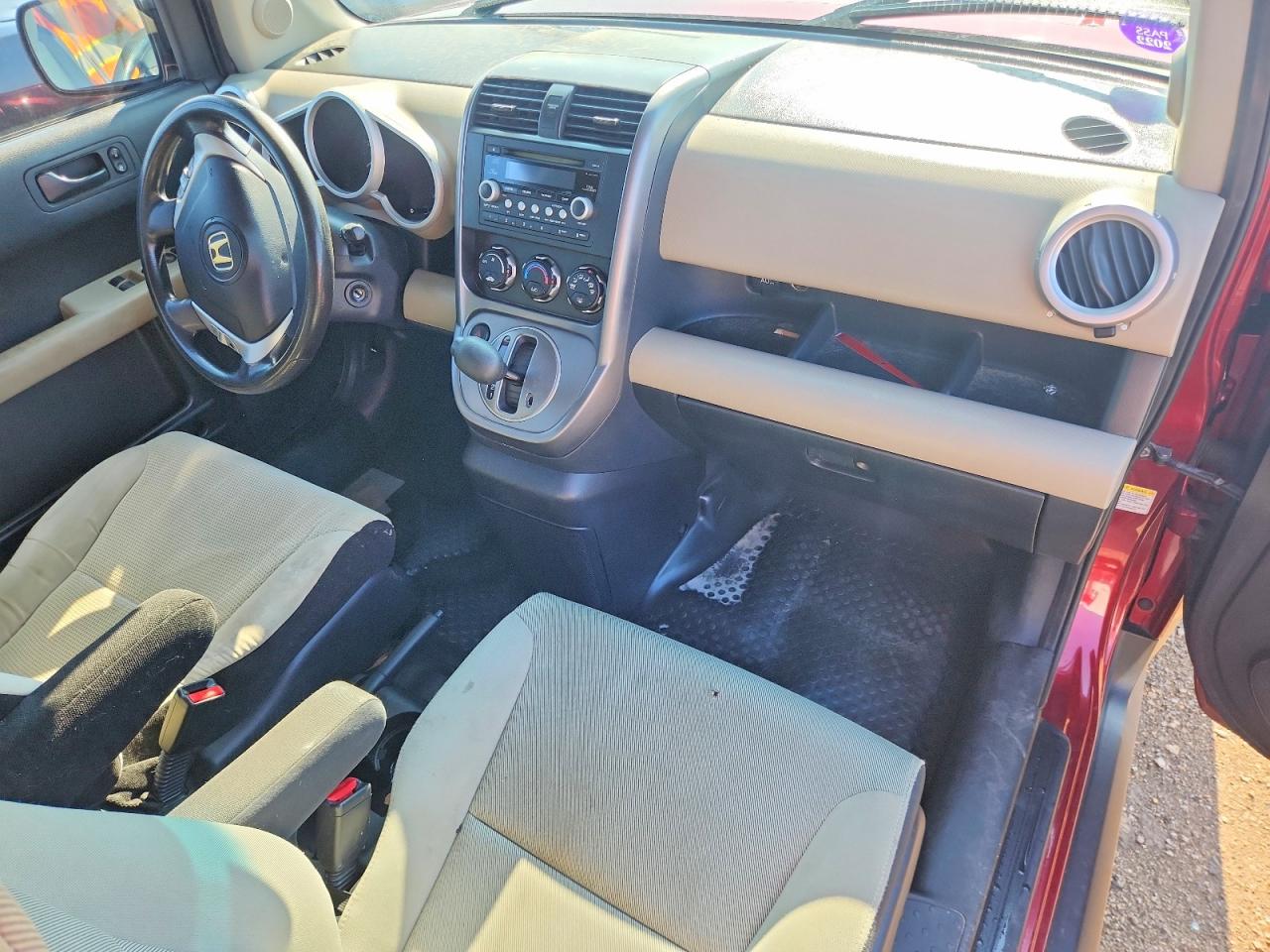 2008 Honda Element Ex Maroon vin: 5J6YH287X8L017398