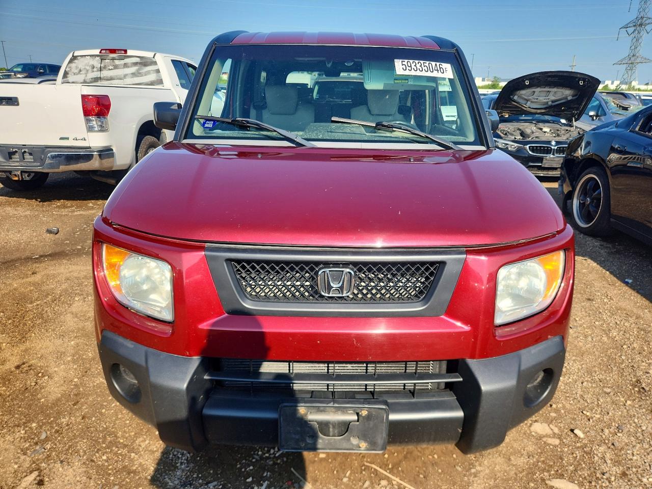 2008 Honda Element Ex Maroon vin: 5J6YH287X8L017398