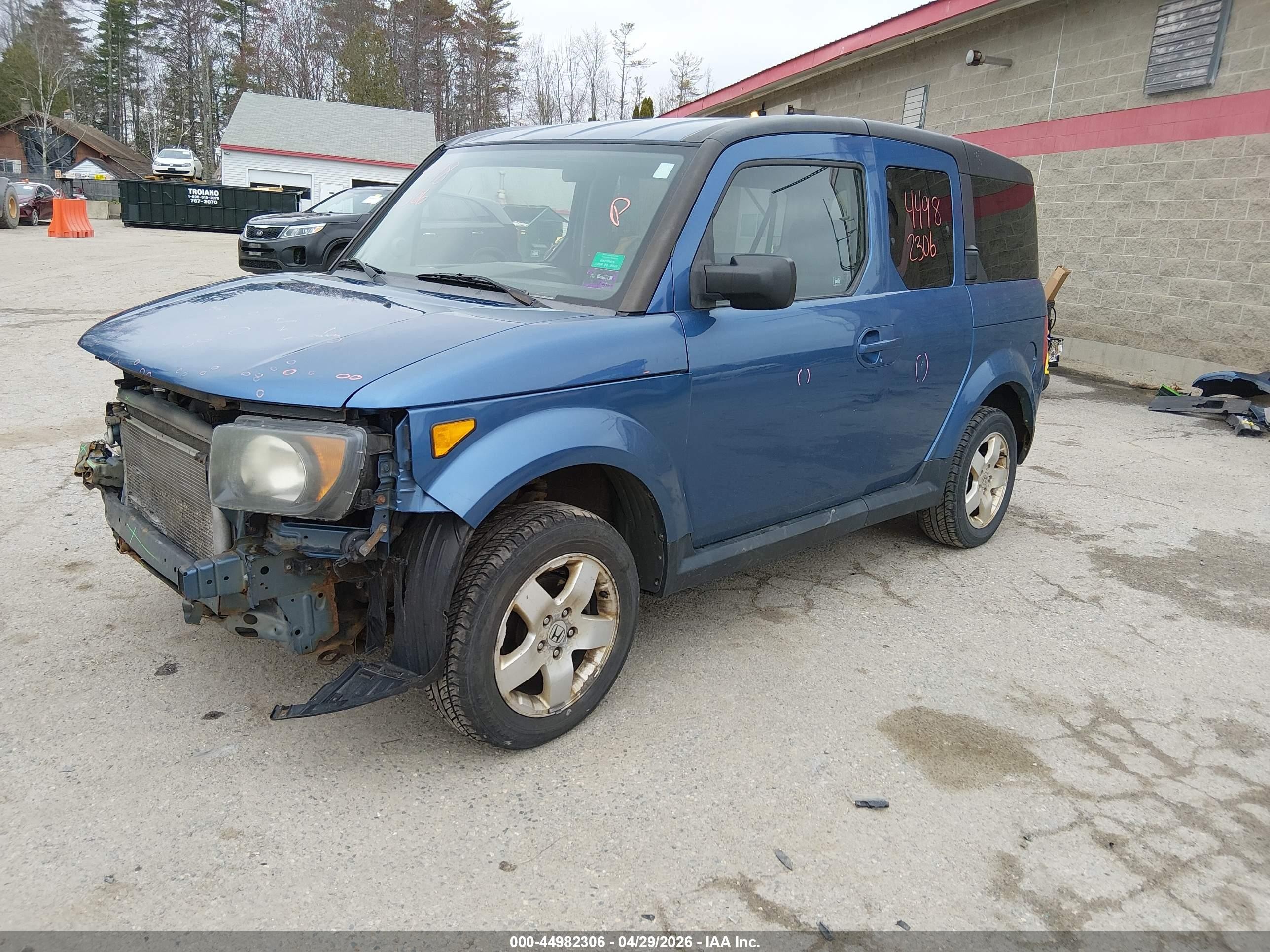 2008 Honda Element Ex Синий vin: 5J6YH287X8L018714
