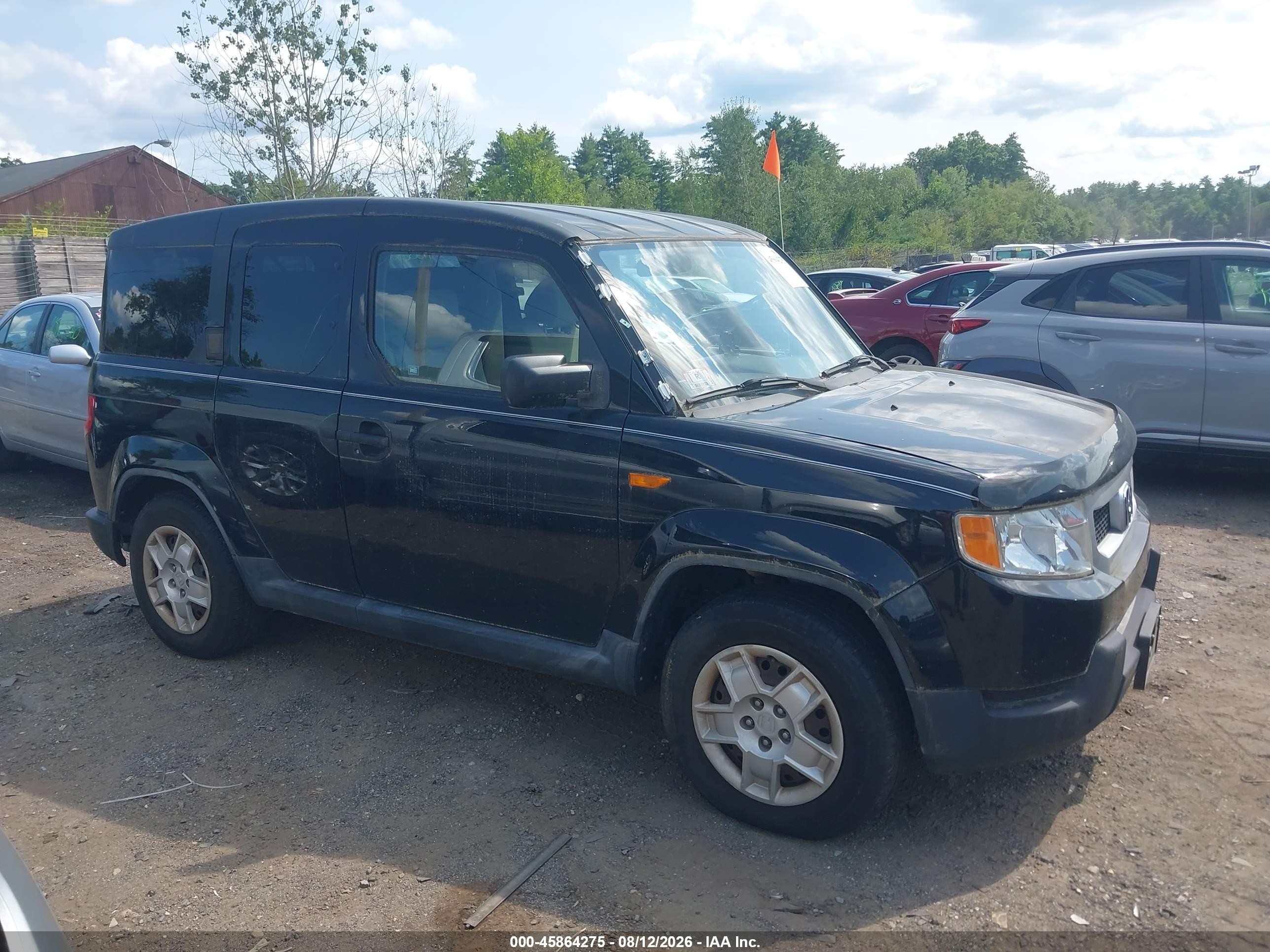 2011 Honda Element Lx Black vin: 5J6YH2H30BL007189