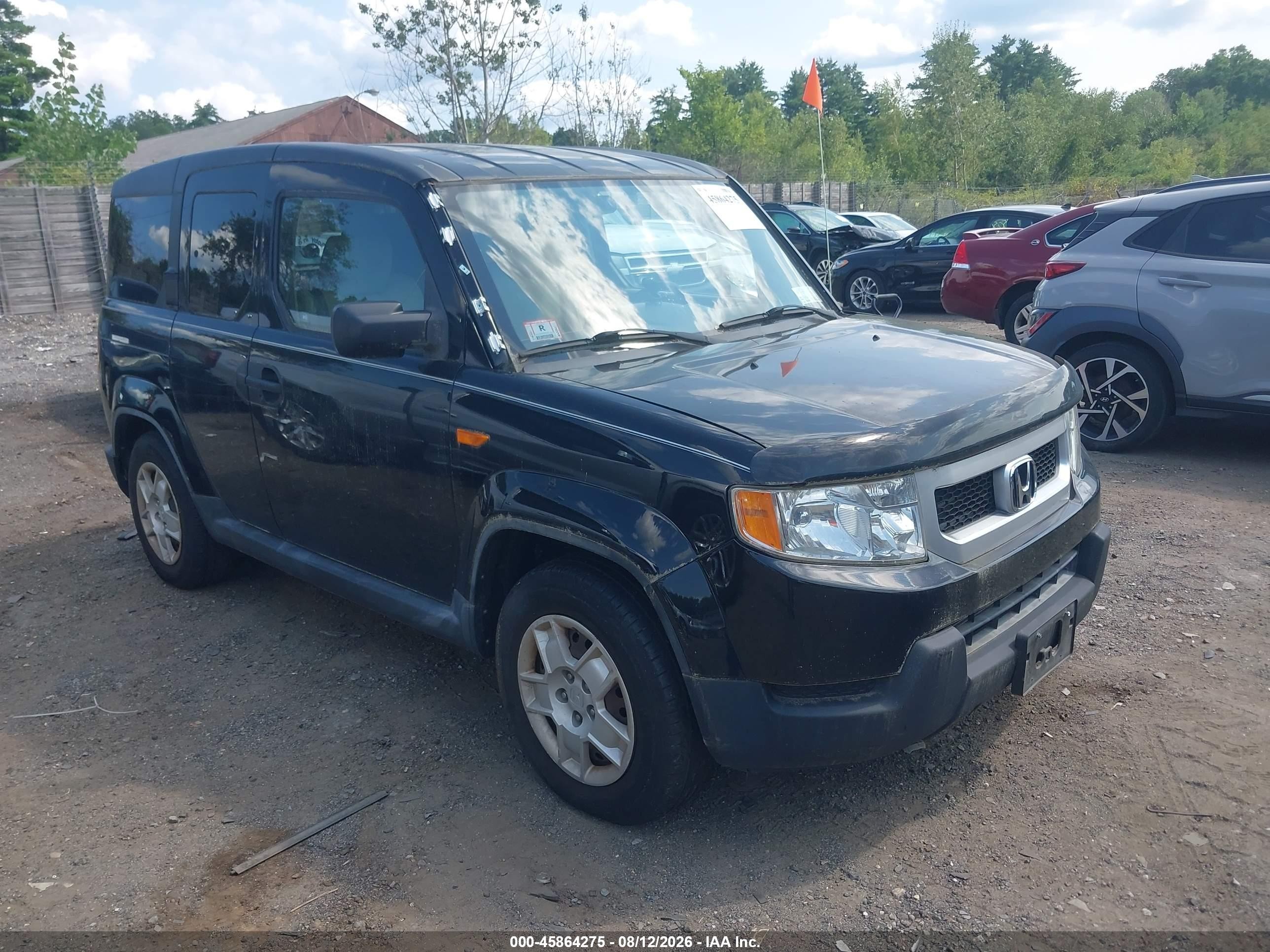 2011 Honda Element Lx Black vin: 5J6YH2H30BL007189