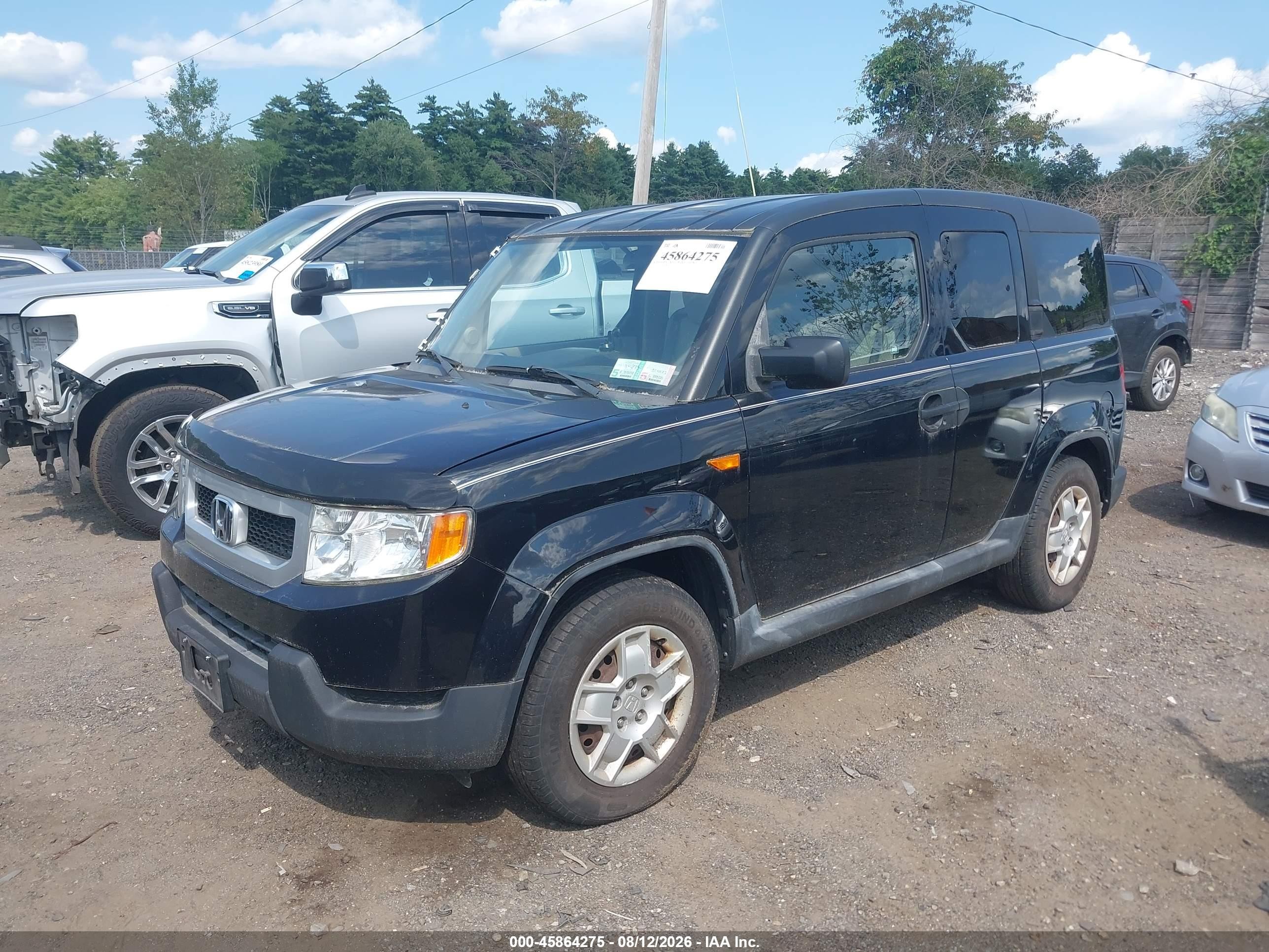 2011 Honda Element Lx Black vin: 5J6YH2H30BL007189