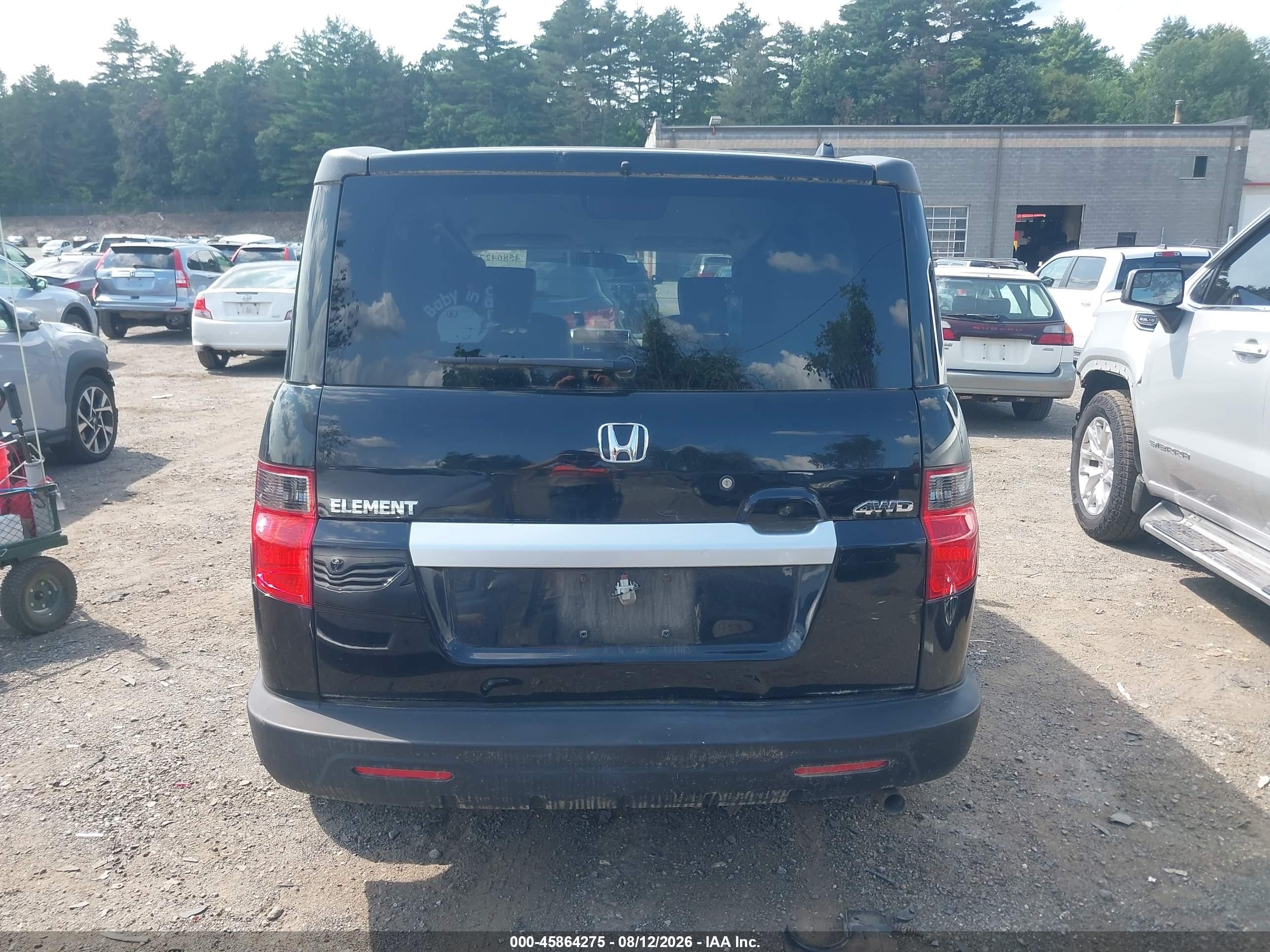 2011 Honda Element Lx Black vin: 5J6YH2H30BL007189