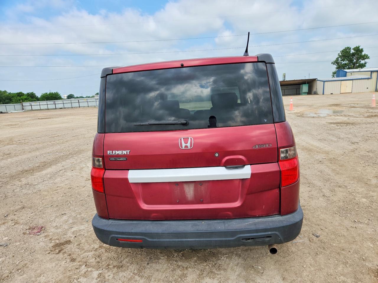 2010 Honda Element Lx Maroon vin: 5J6YH2H37AL000450