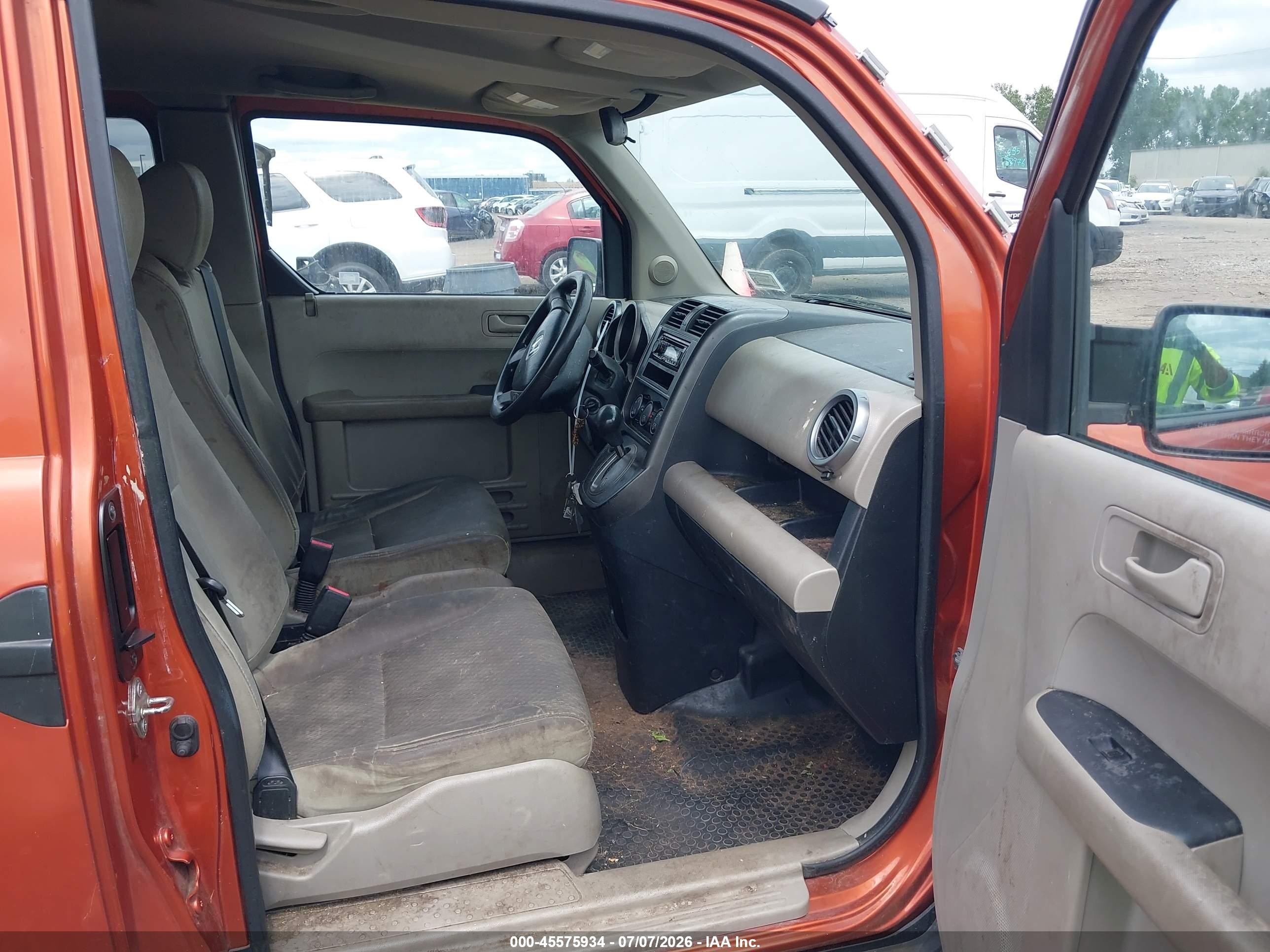 2010 Honda Element Lx Оранжевый vin: 5J6YH2H37AL003509