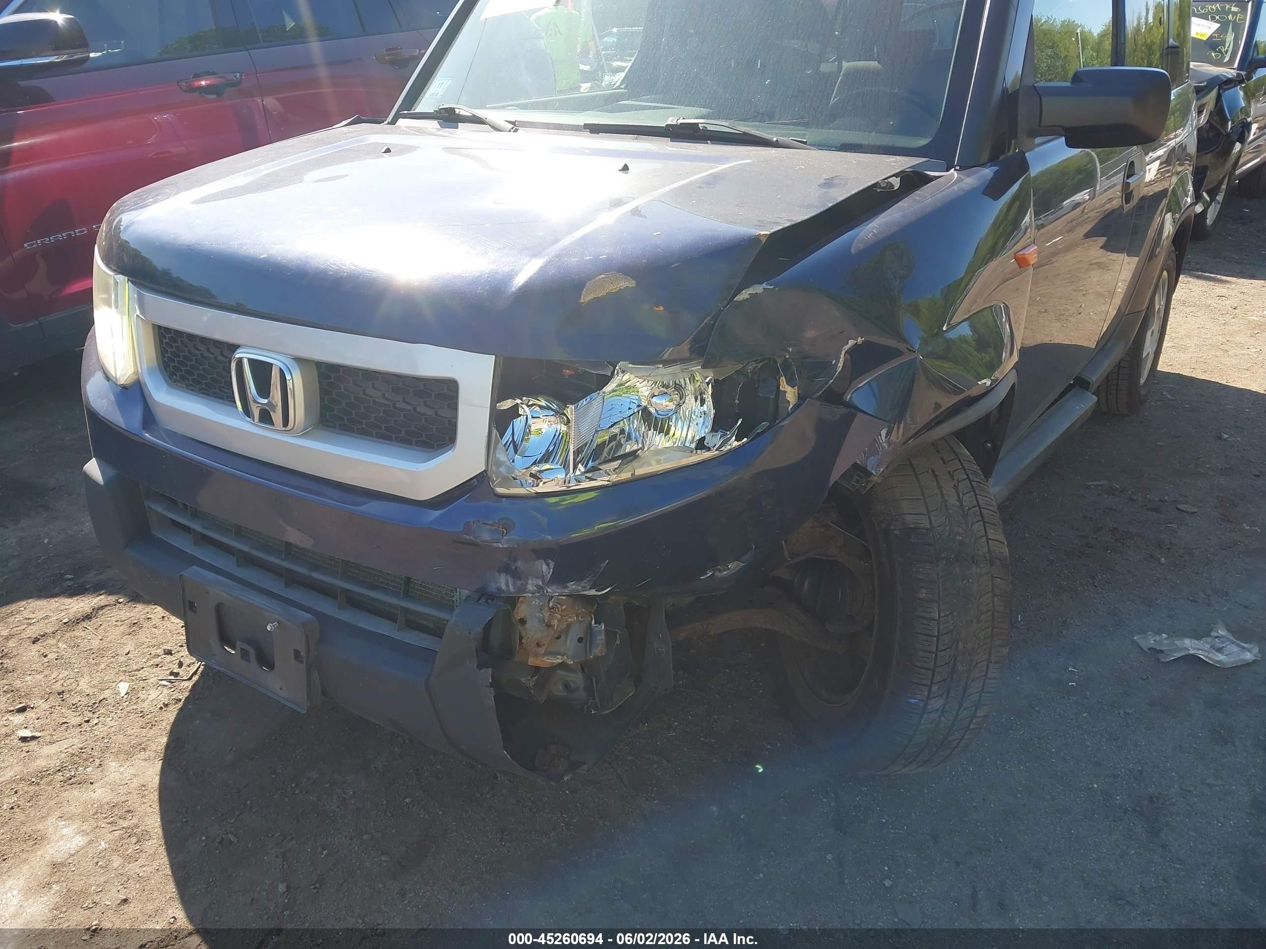 2010 Honda Element Lx Blue vin: 5J6YH2H38AL003762